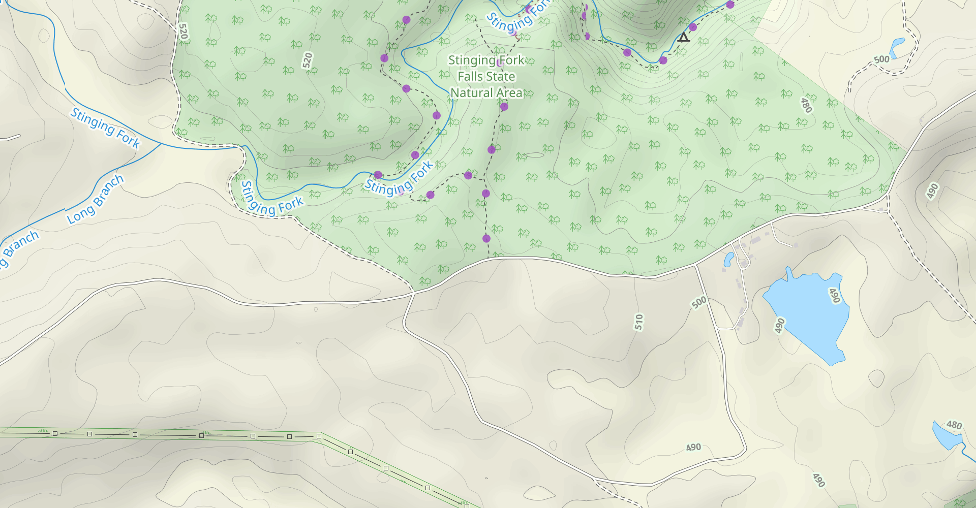Stinging Fork Falls Trail