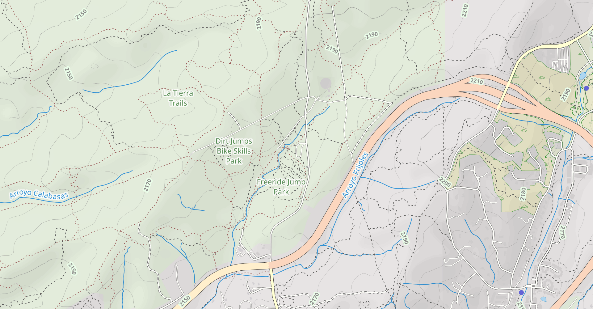La Tierra Trail Loop via Frijoles Trailhead