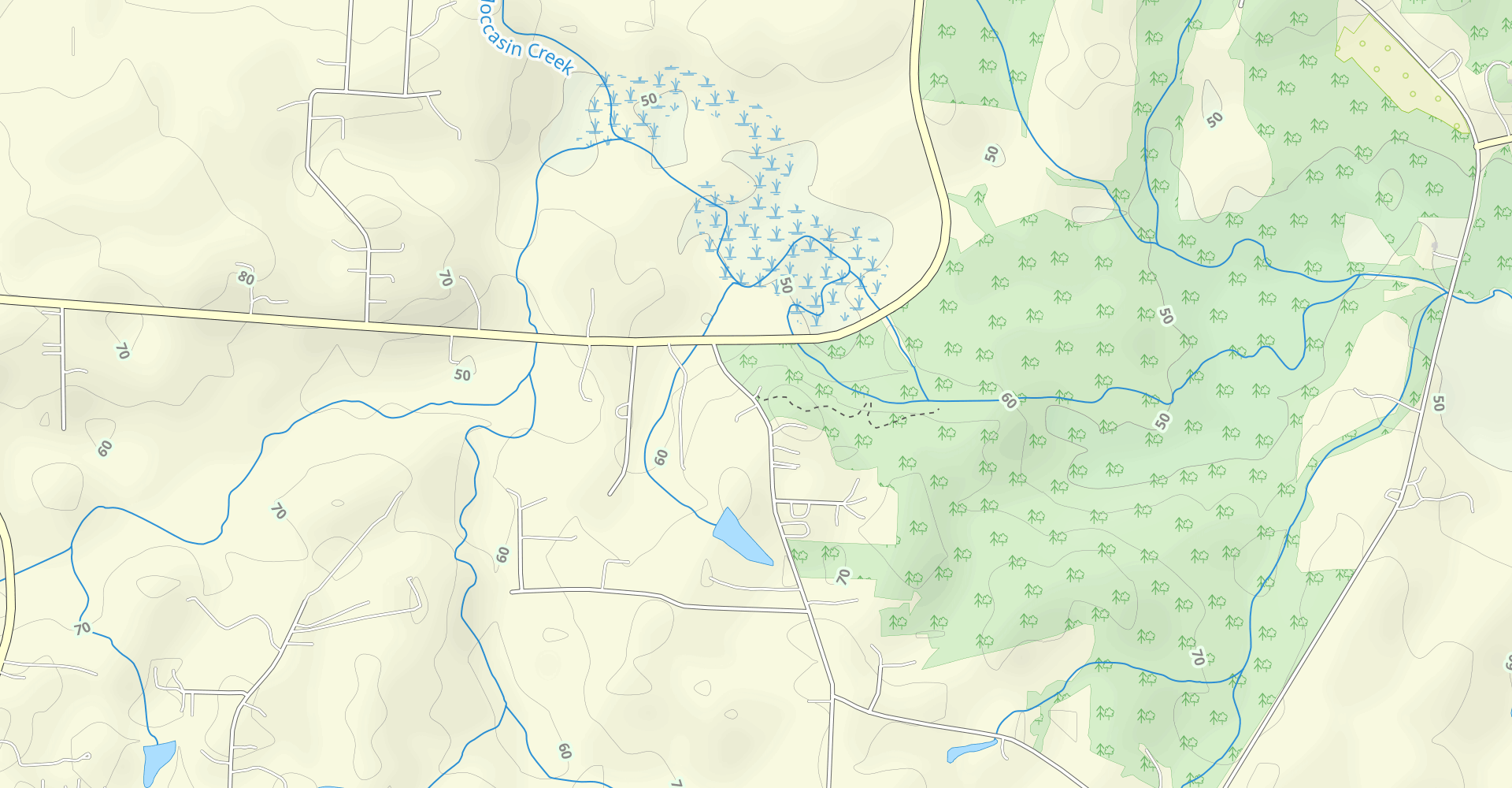 Flower Hill Nature Preserve Trail