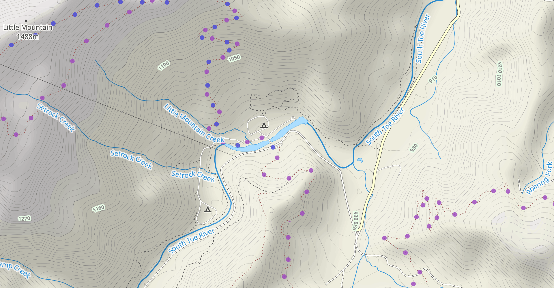 Setrock Creek Falls Trail