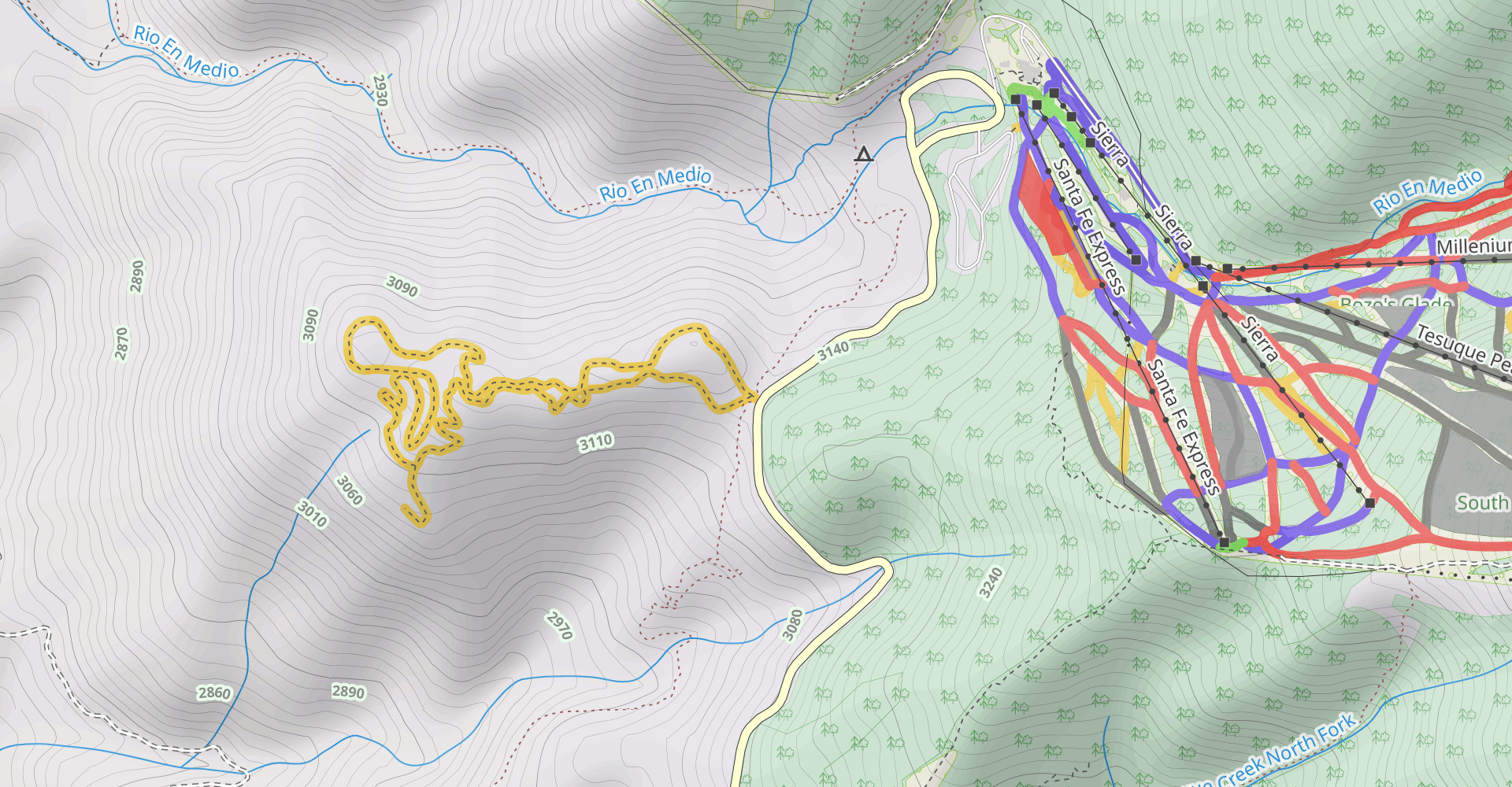 Norski Cross Country Ski Track