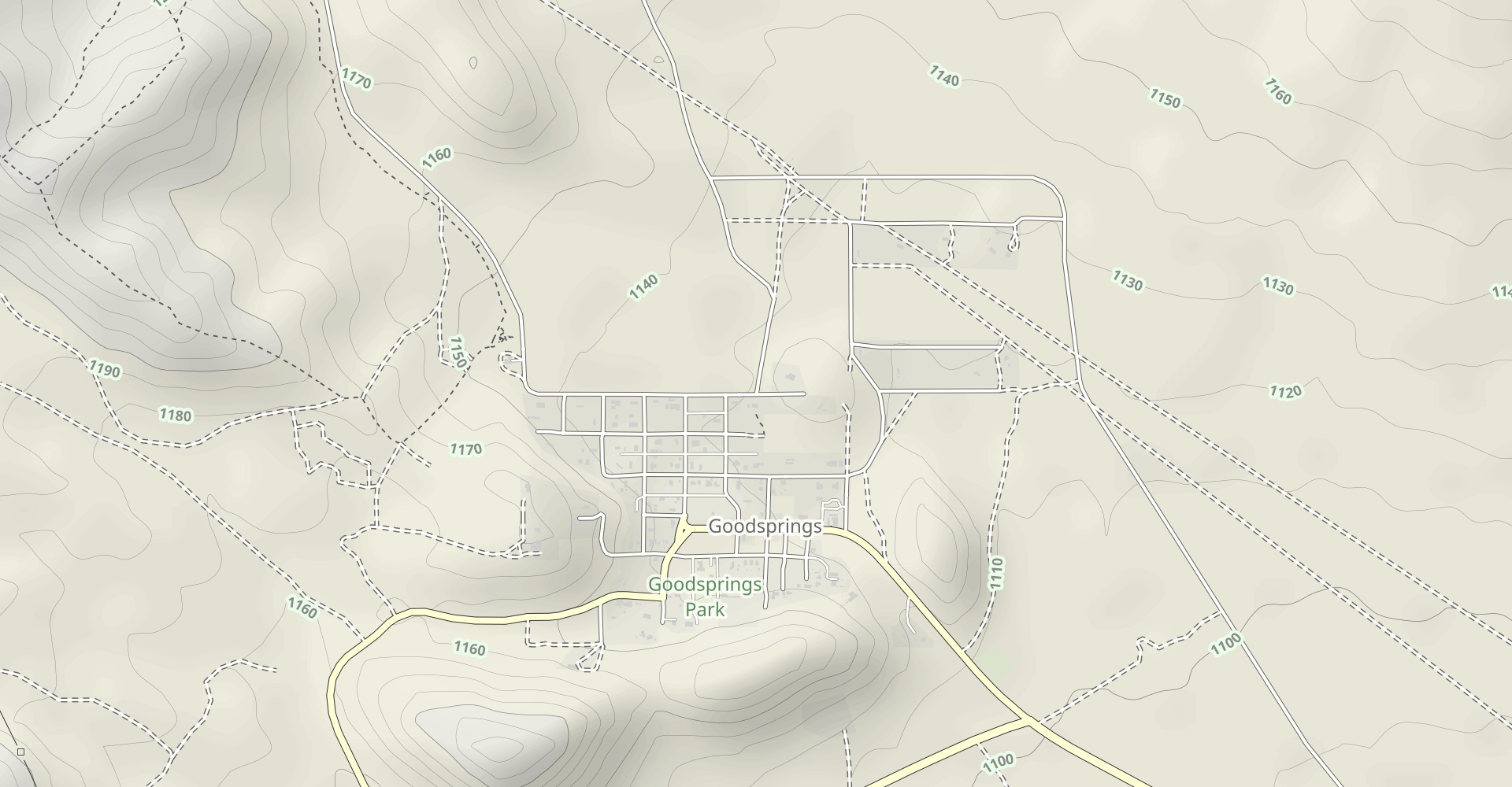 Mount Potosi OHV Trail via Pioneer Saloon