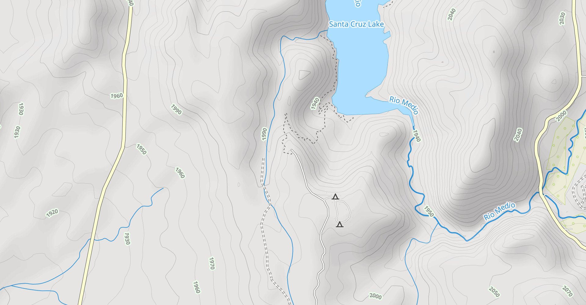 Santa Cruz Lake Overlook Trail