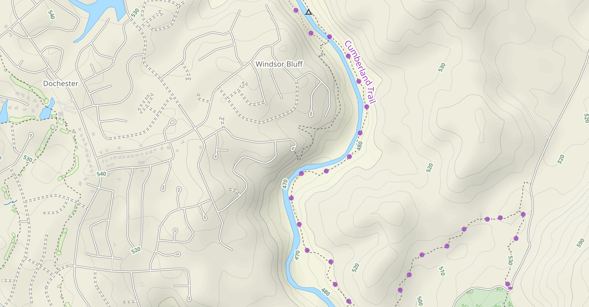 Windsor Bluff Overlook Trail