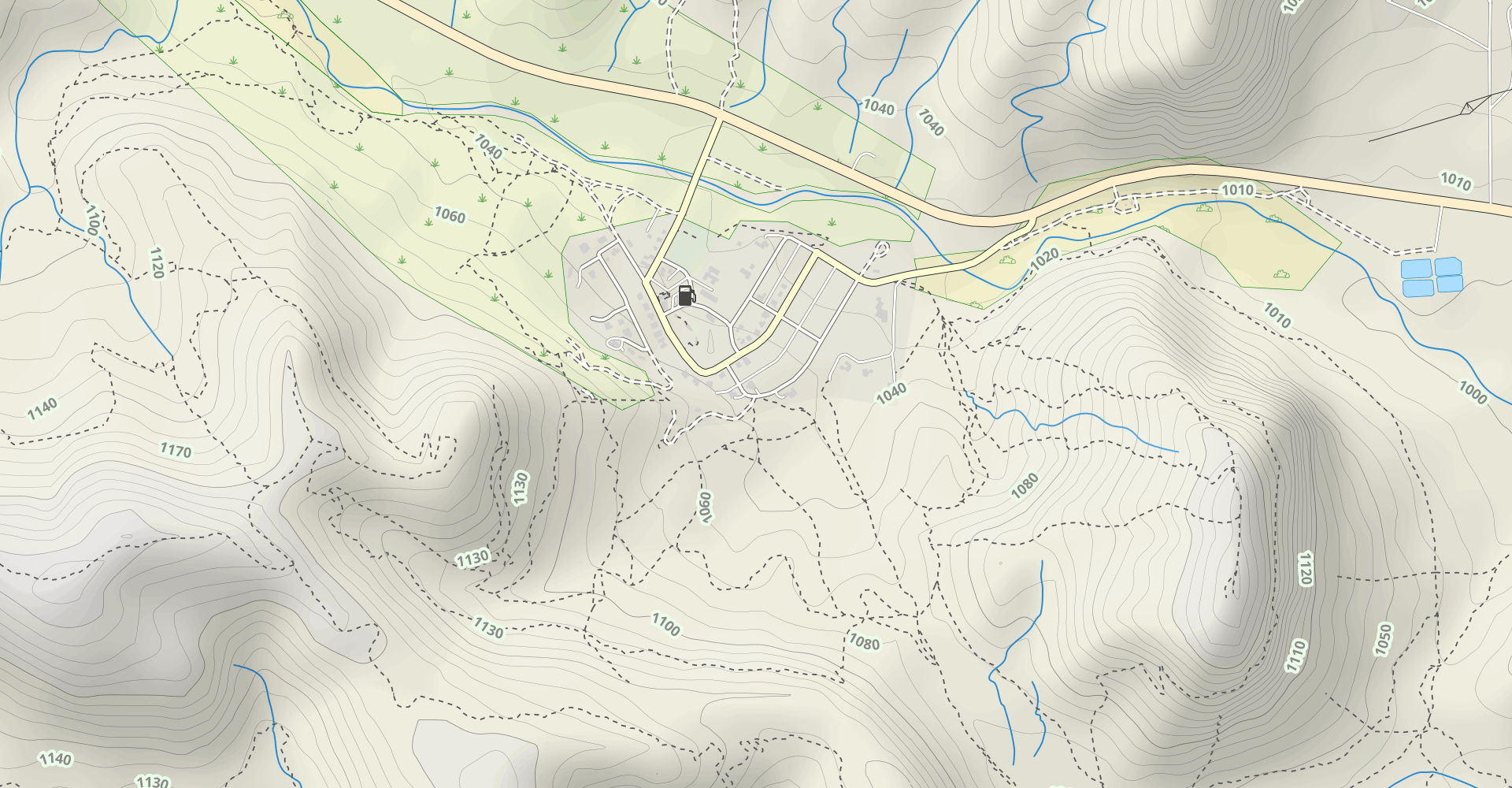 Blue Mountain Easy MTB Trail- Landmine Loop to Inner Loop