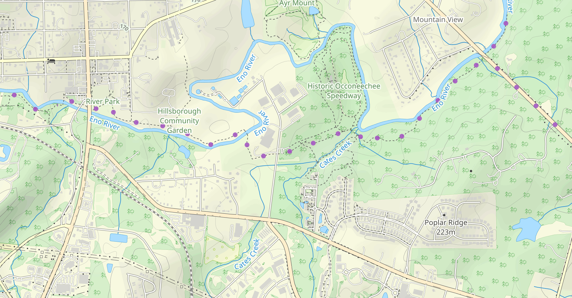 Hillsborough River Walk & Occoneeche Mountain Park