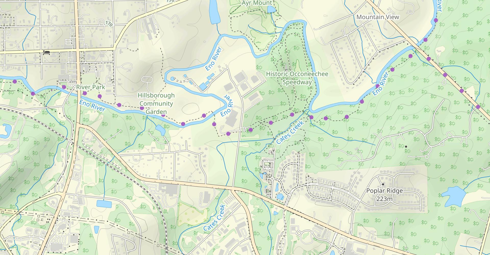 Historic Occoneechee Speedway Trail