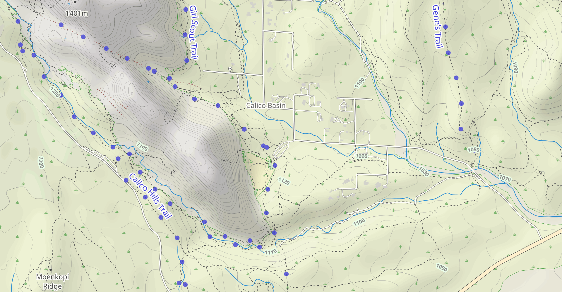 Ash Canyon and Calico Tanks Loop