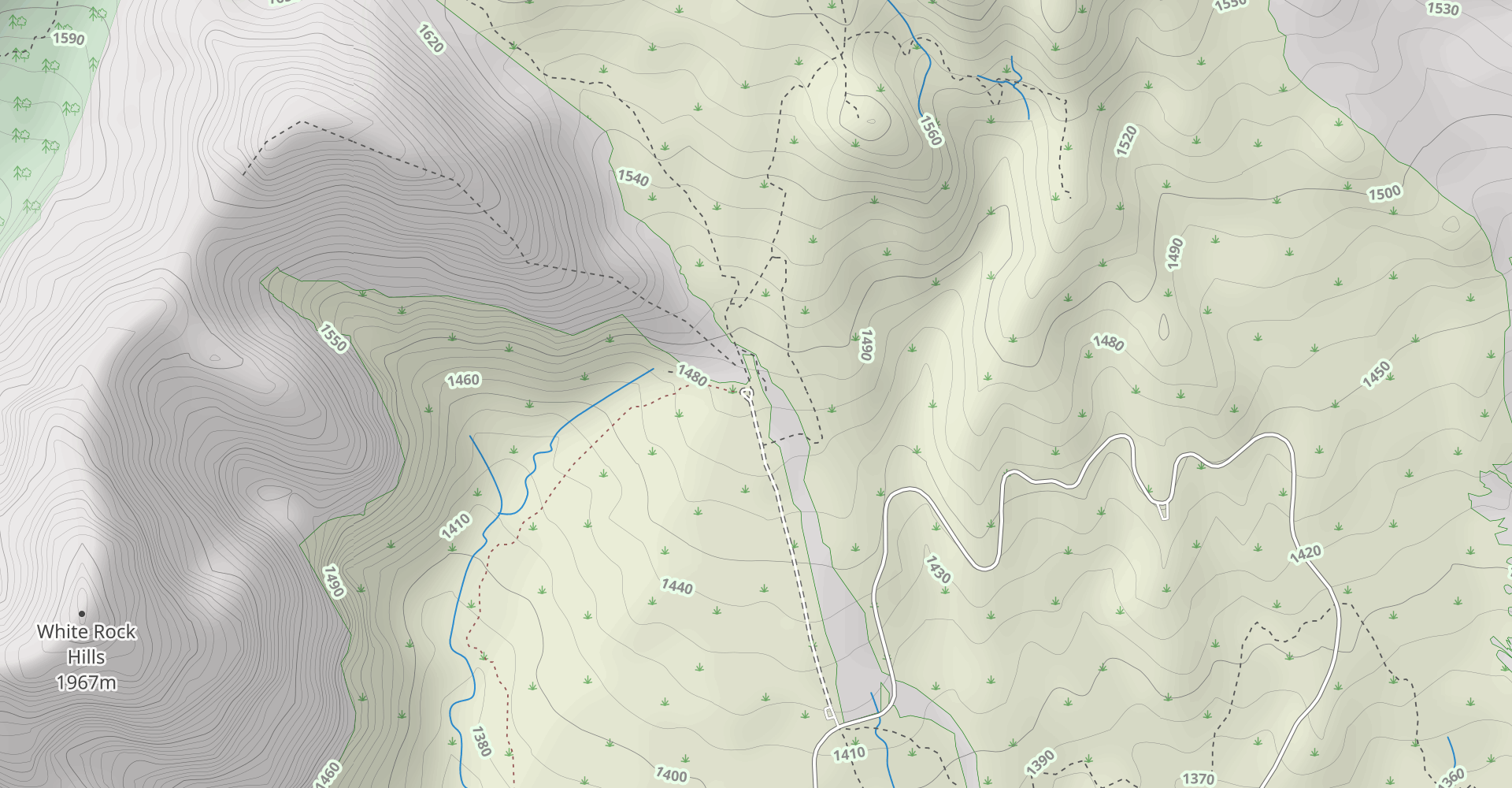 White Rock Spring Peak Summit