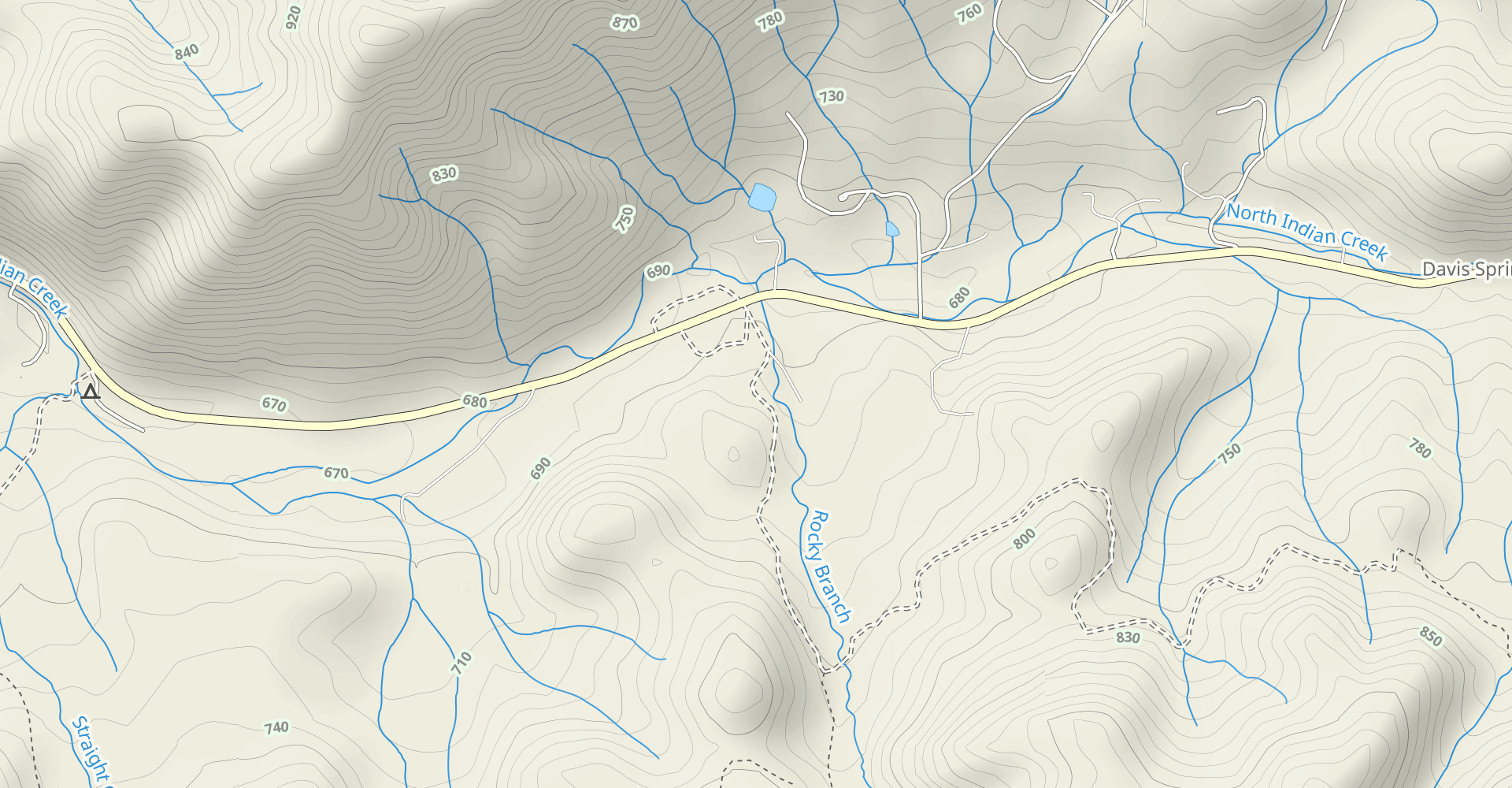 Hike the Rocky Branch and Limestone Cove Trail