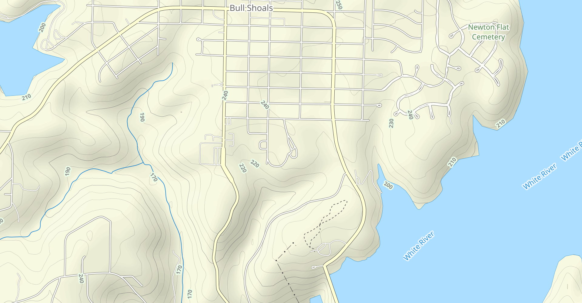 Bull Shoals City Park Trails