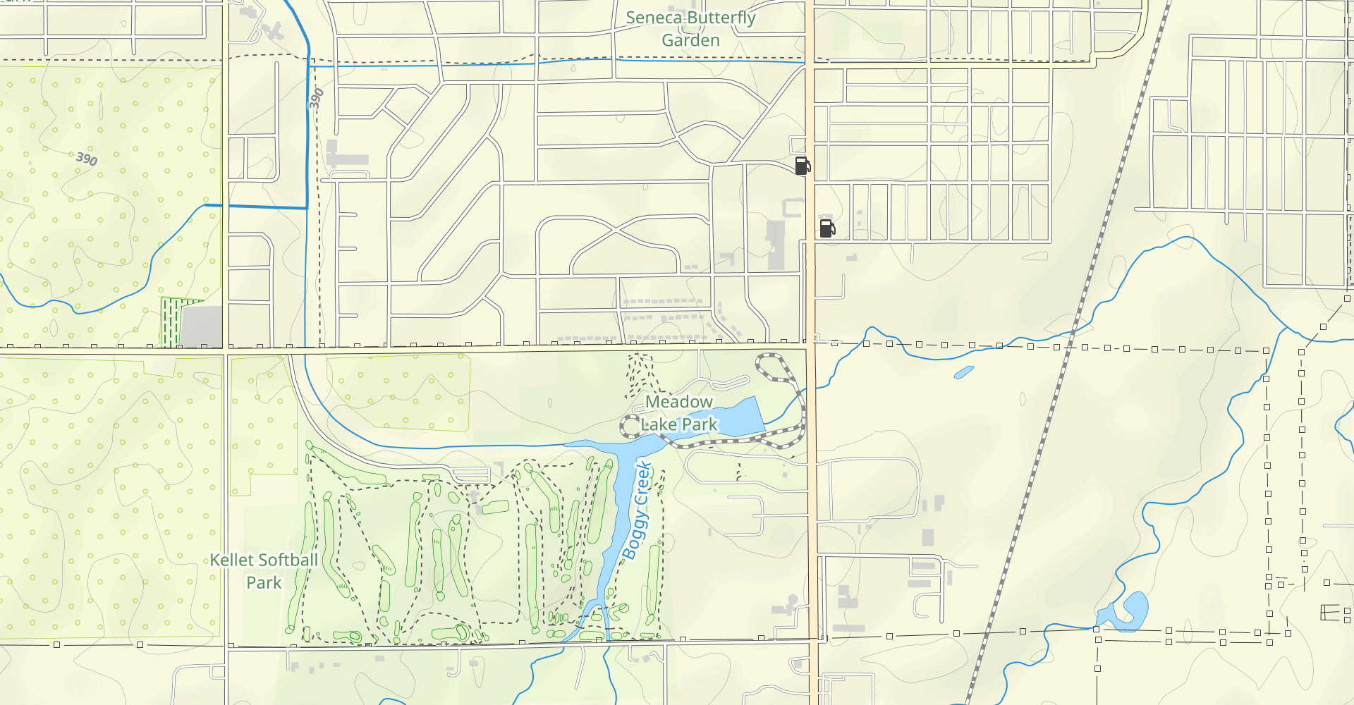 Meadow Lake Park to Enid Trail