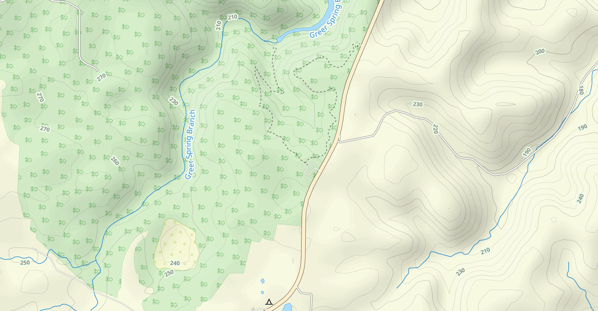 Greer Spring Trail