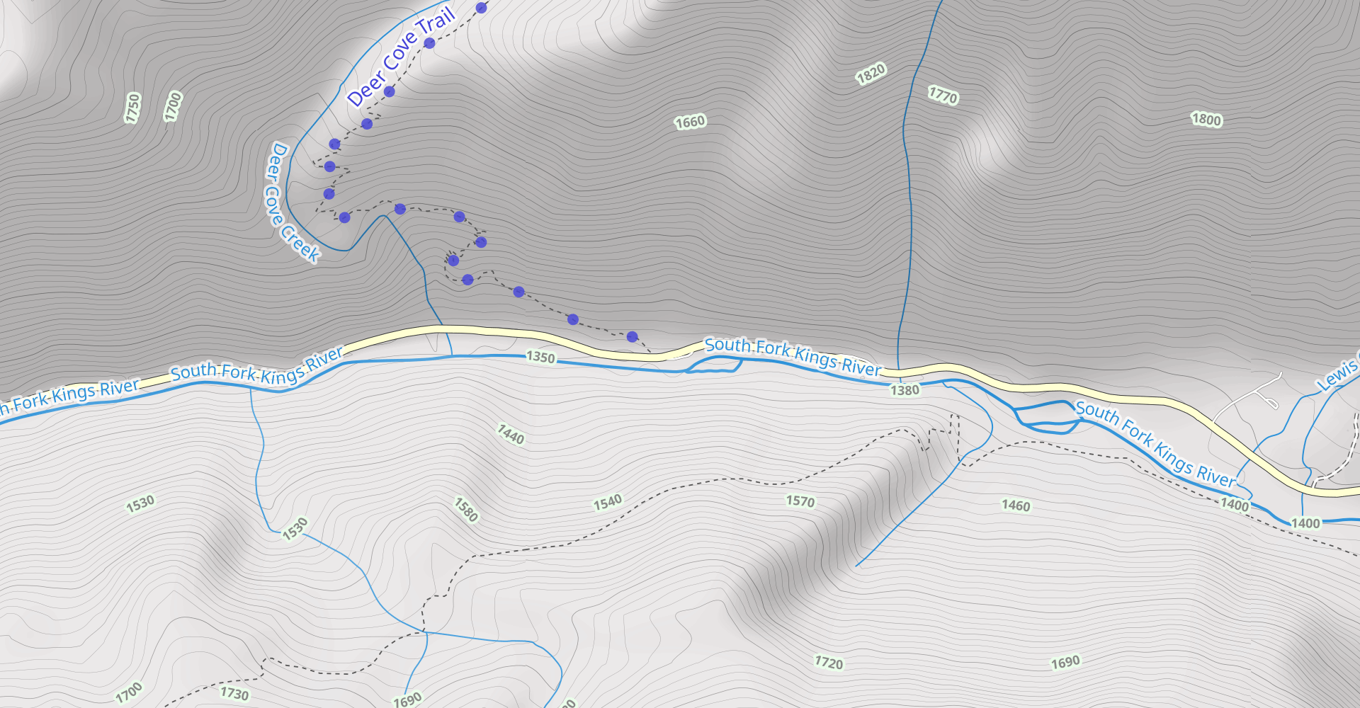 Deer Cove To Cedar Grove