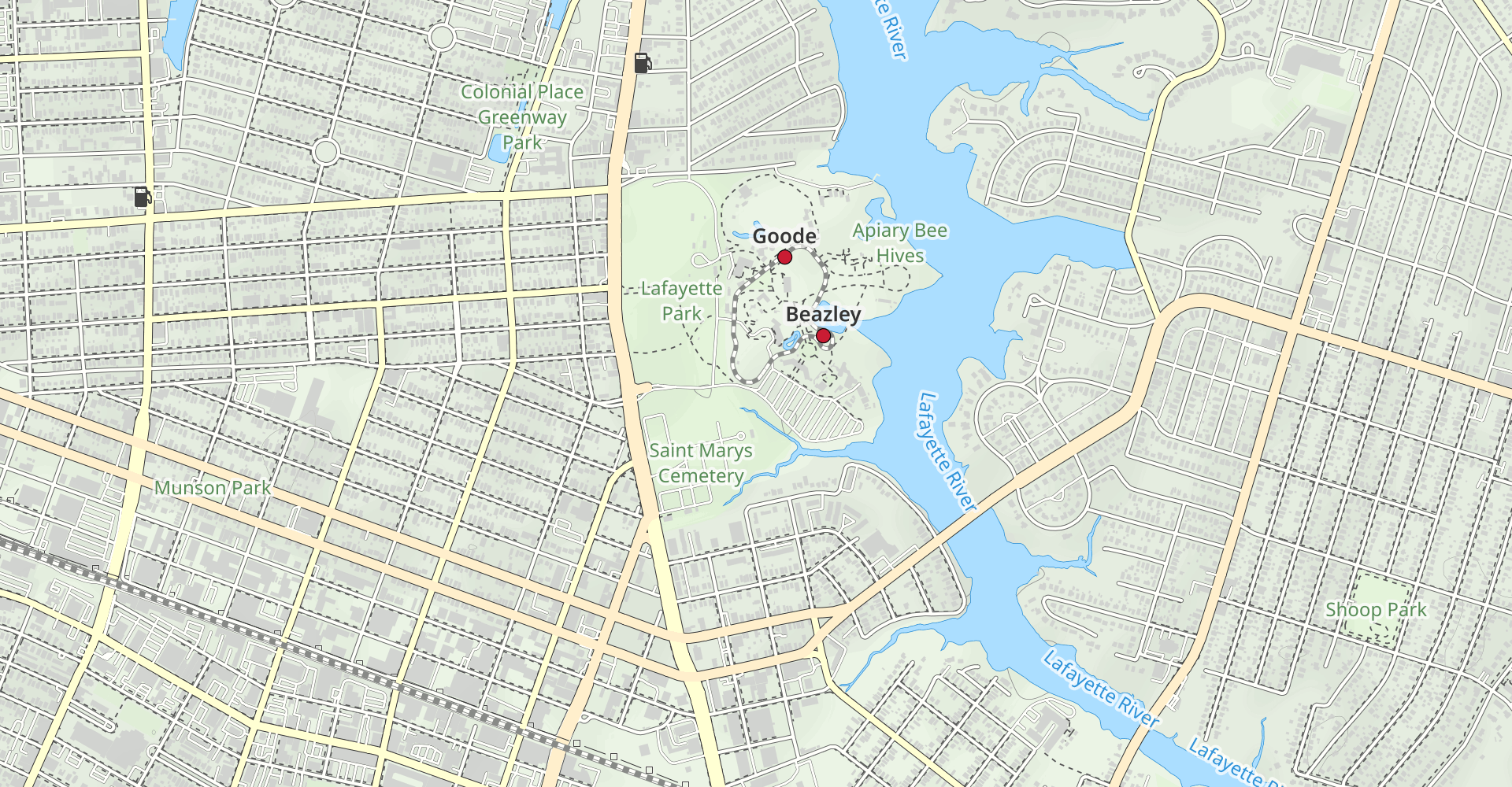 Virginia Zoo Trail