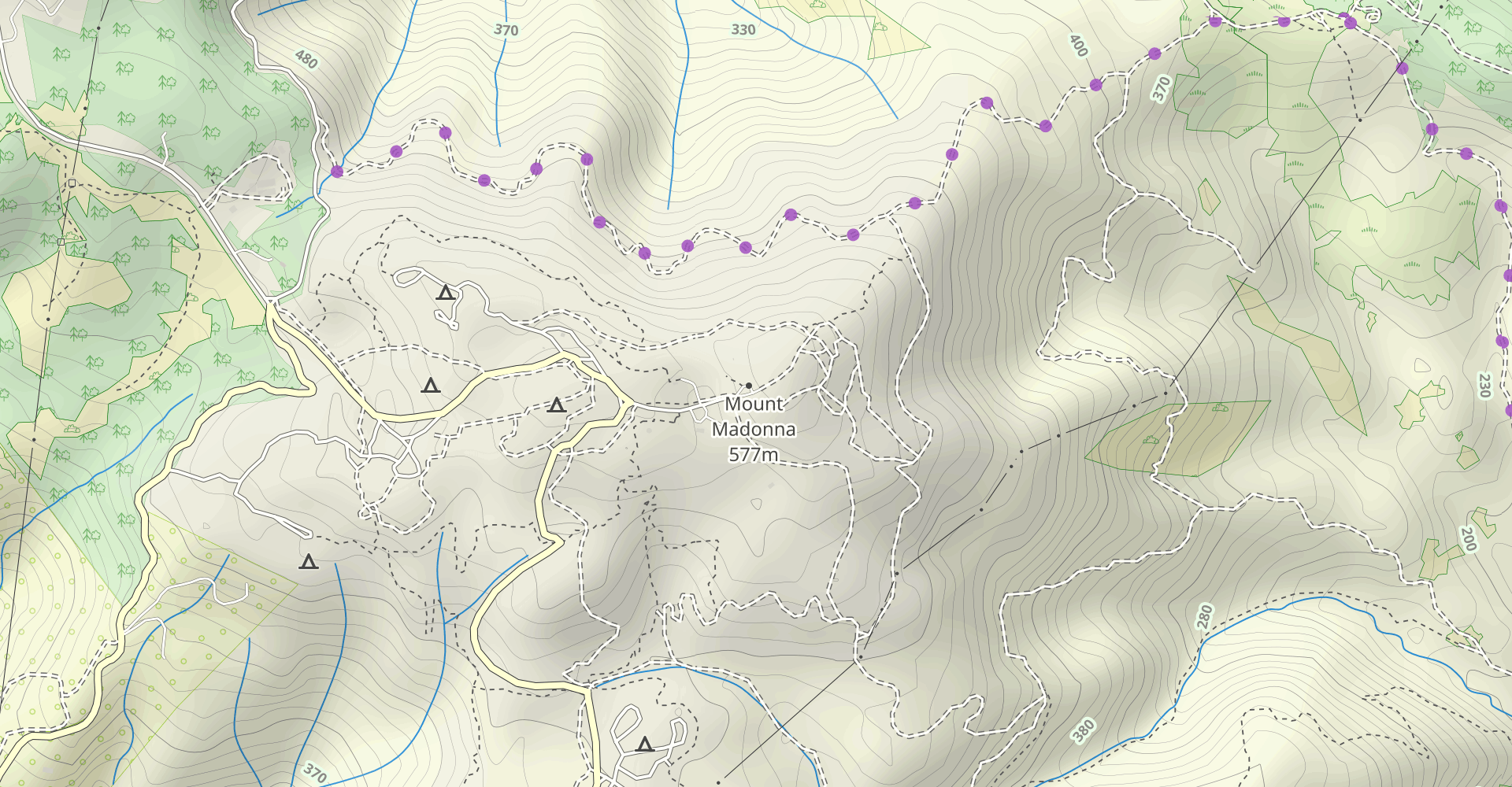 Nature Trail, Merry Go Round, and Ridge Trail Loop