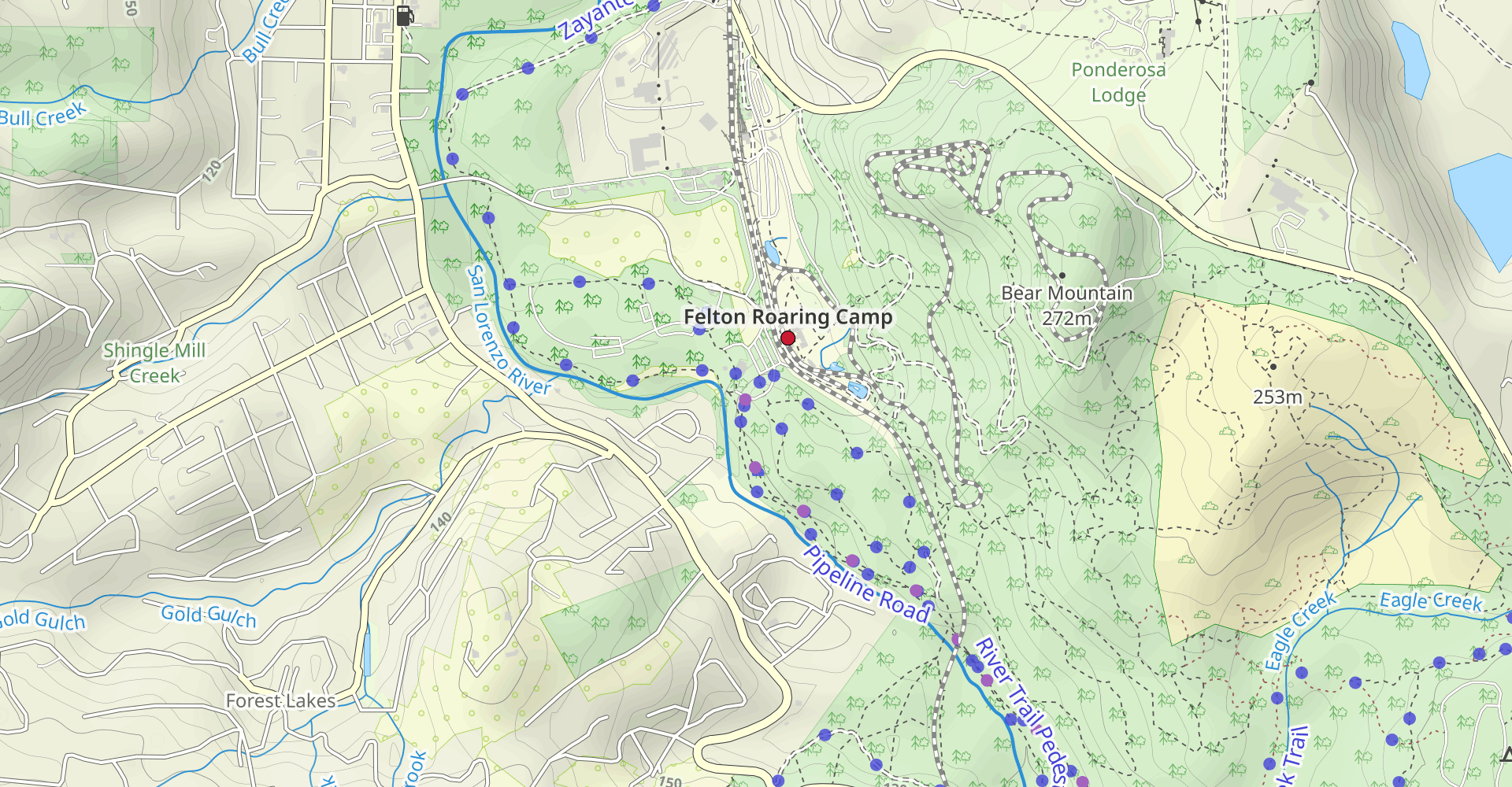 River Trail, Eagle Creek, and Rincon Road Loop