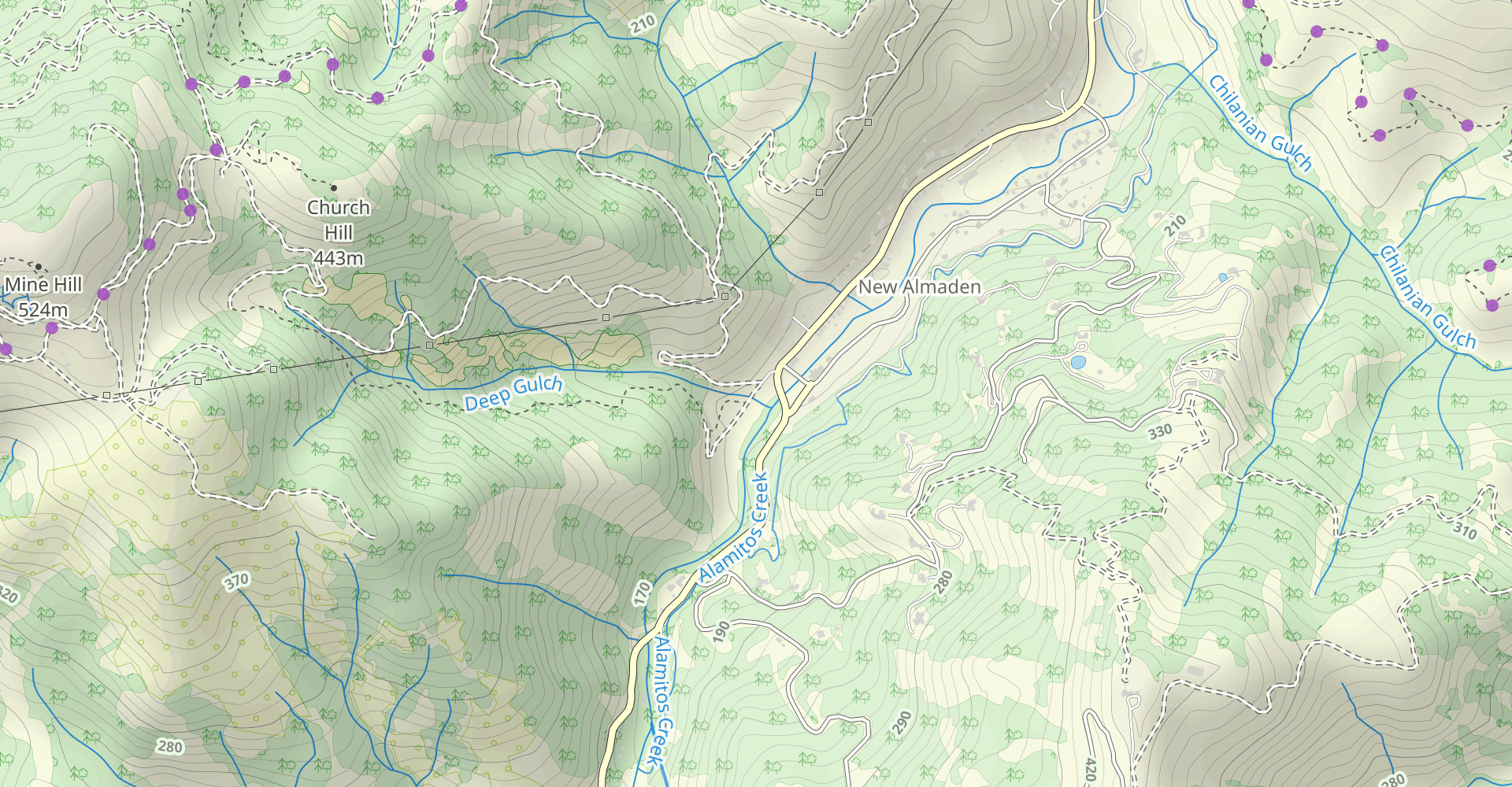 Almaden Quicksilver County Park Mountain Bike Trail