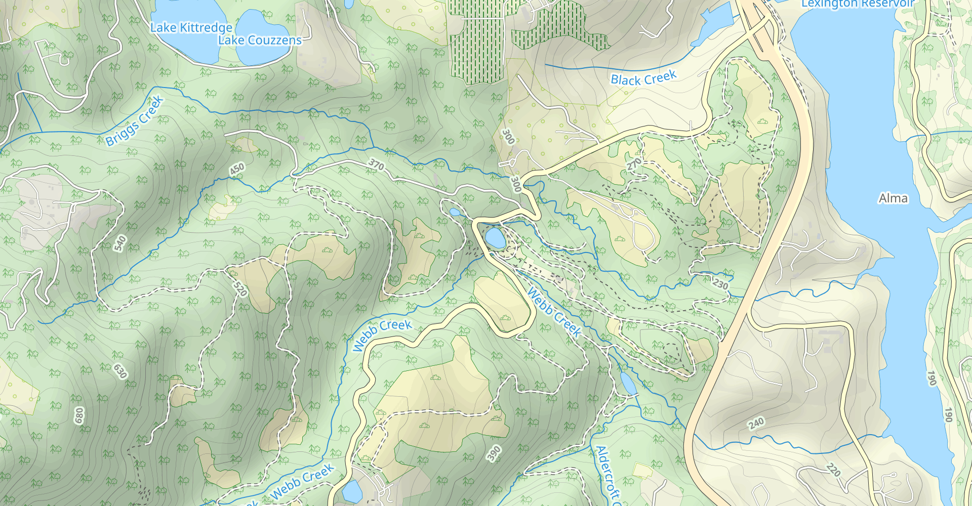 Alma Trail and Redwood Springs Trail Loop
