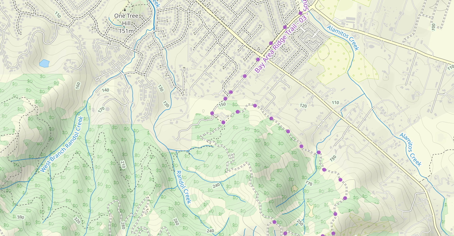 Viri O. Norton, Hacienda, English Camp and Randol Trail Loop
