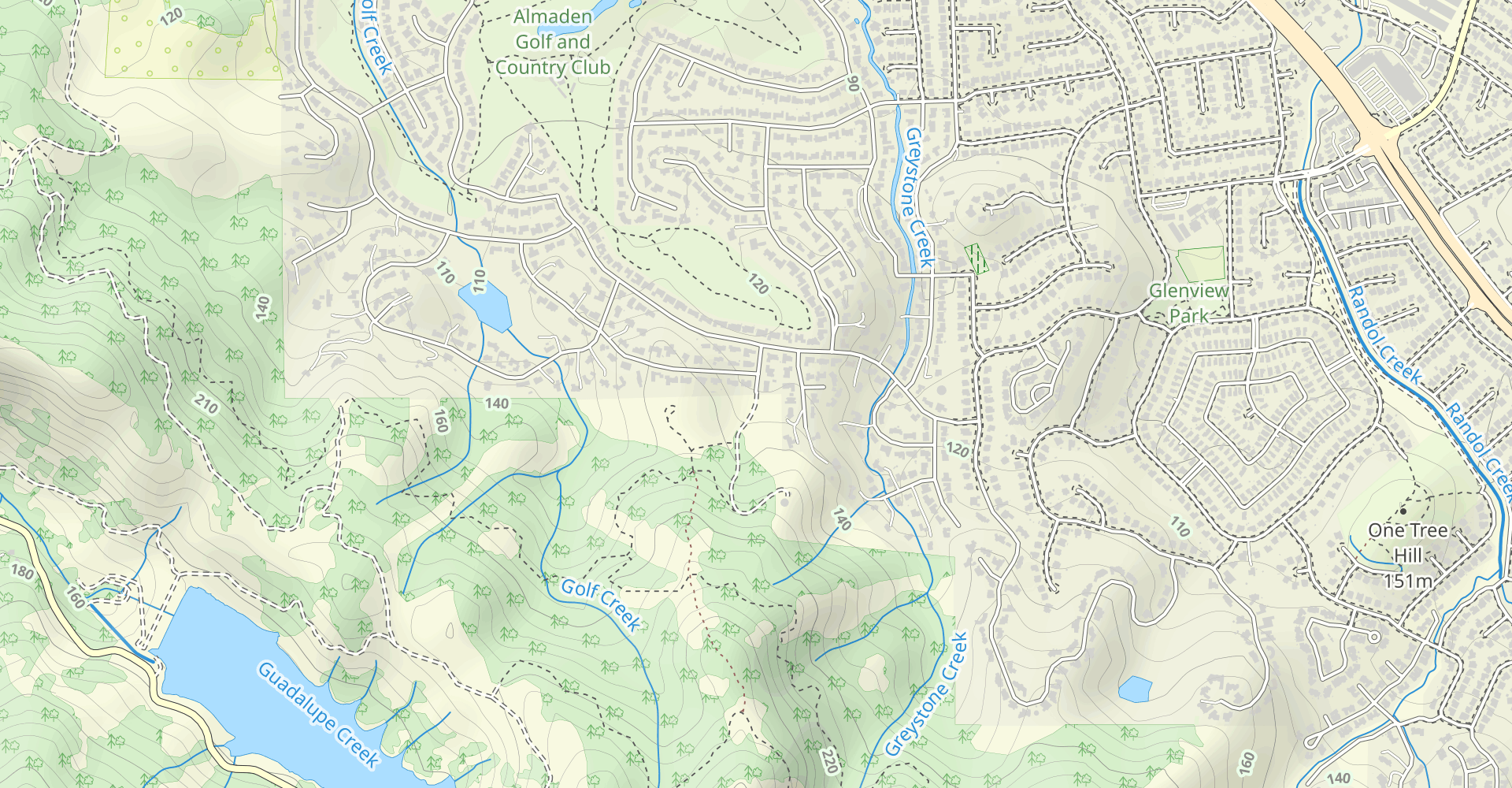 Webb Canyon, New Almaden and Mine Hill Loop
