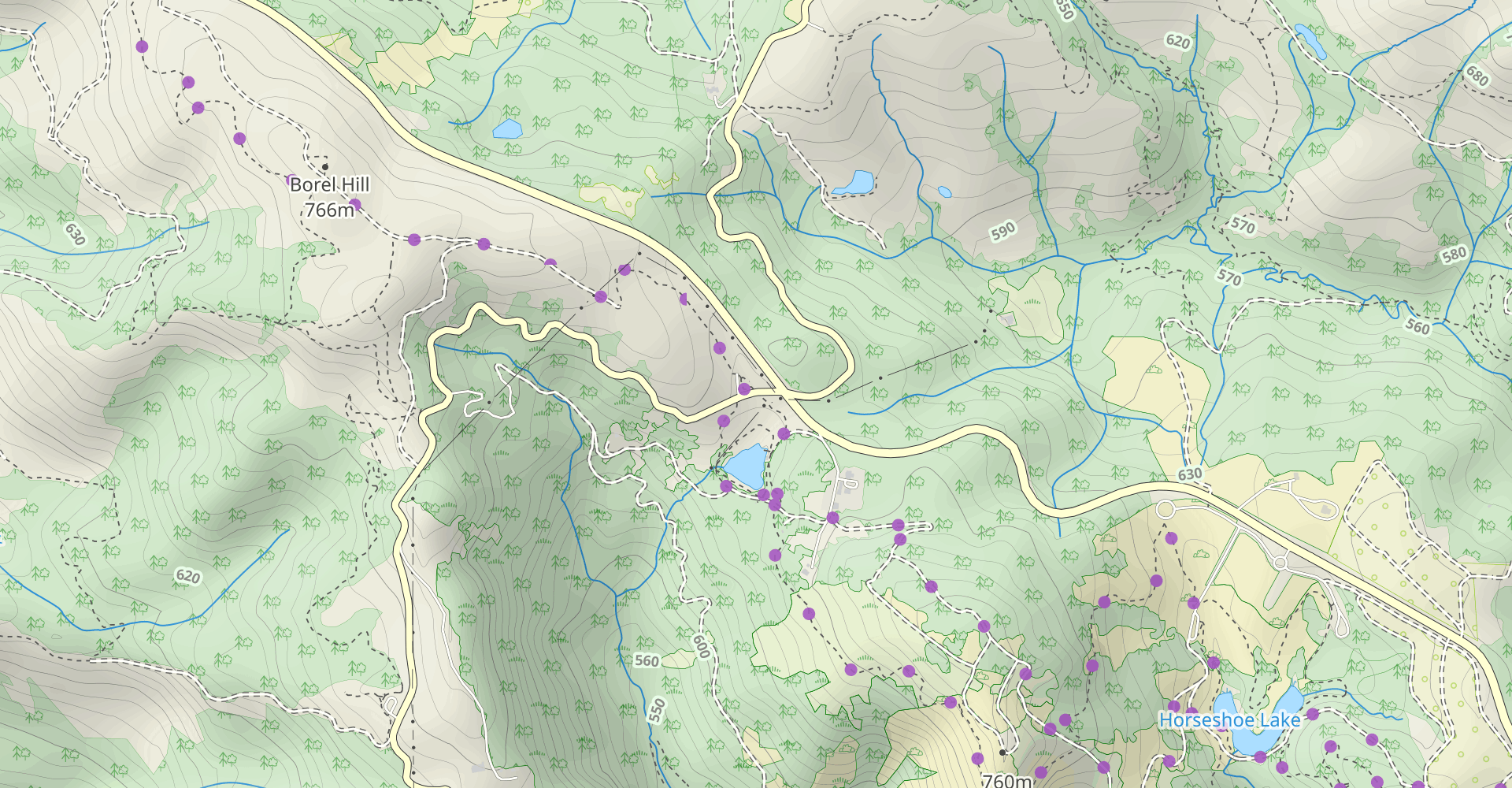 Alpine Pond to Horseshoe Lake