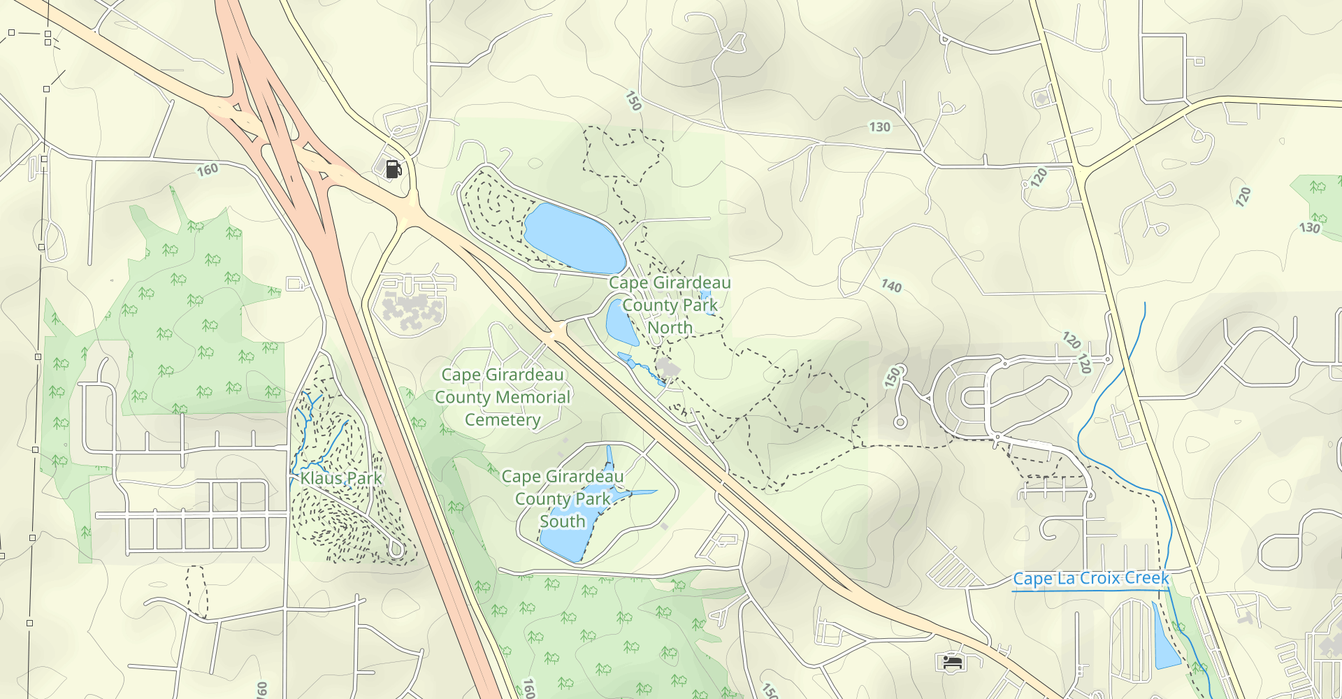 Cape Girardeau Conservation Nature Center Outer Trail Loop
