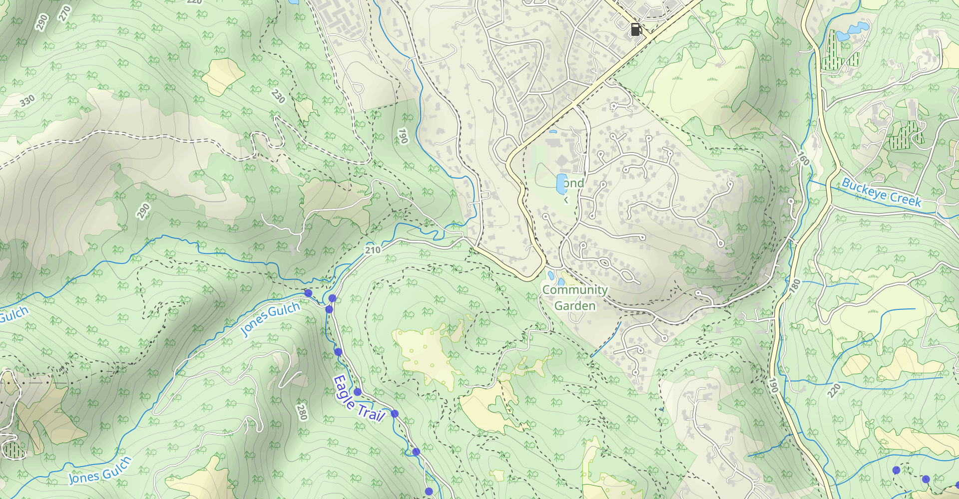 Alpine Road, Sweet Springs, and Deer Path Loop