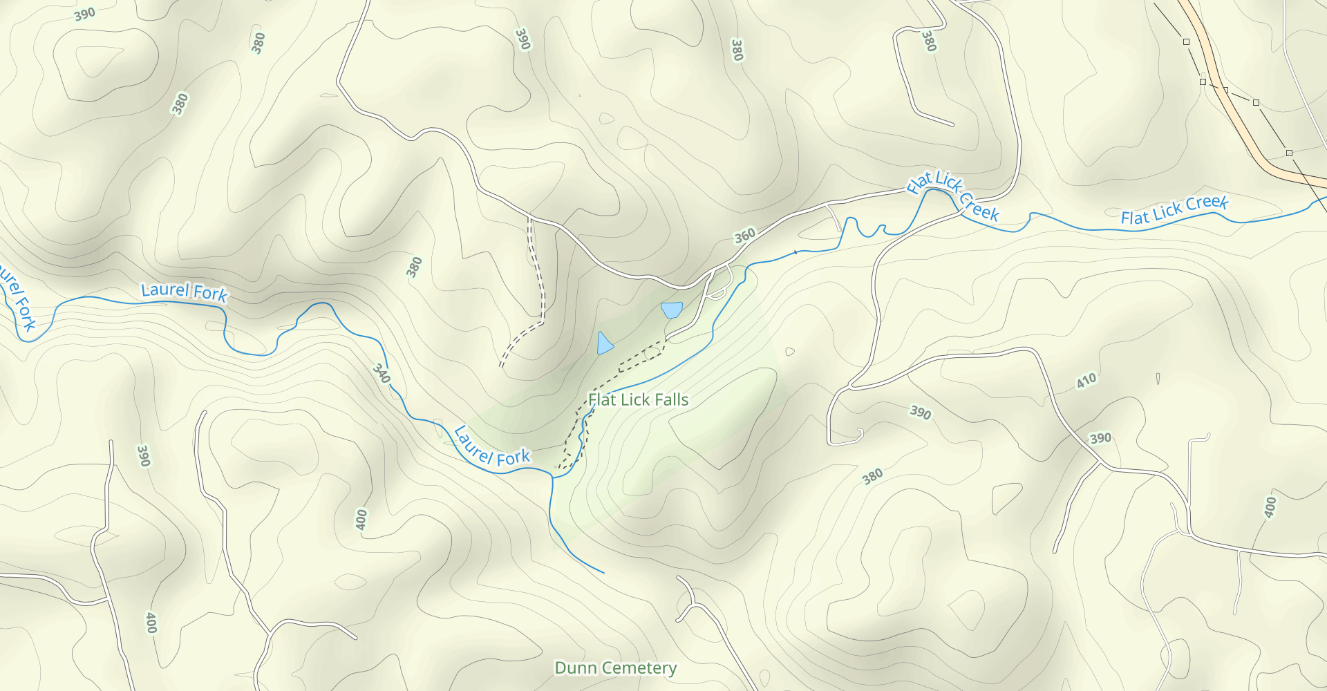 Flat Lick Falls Trail