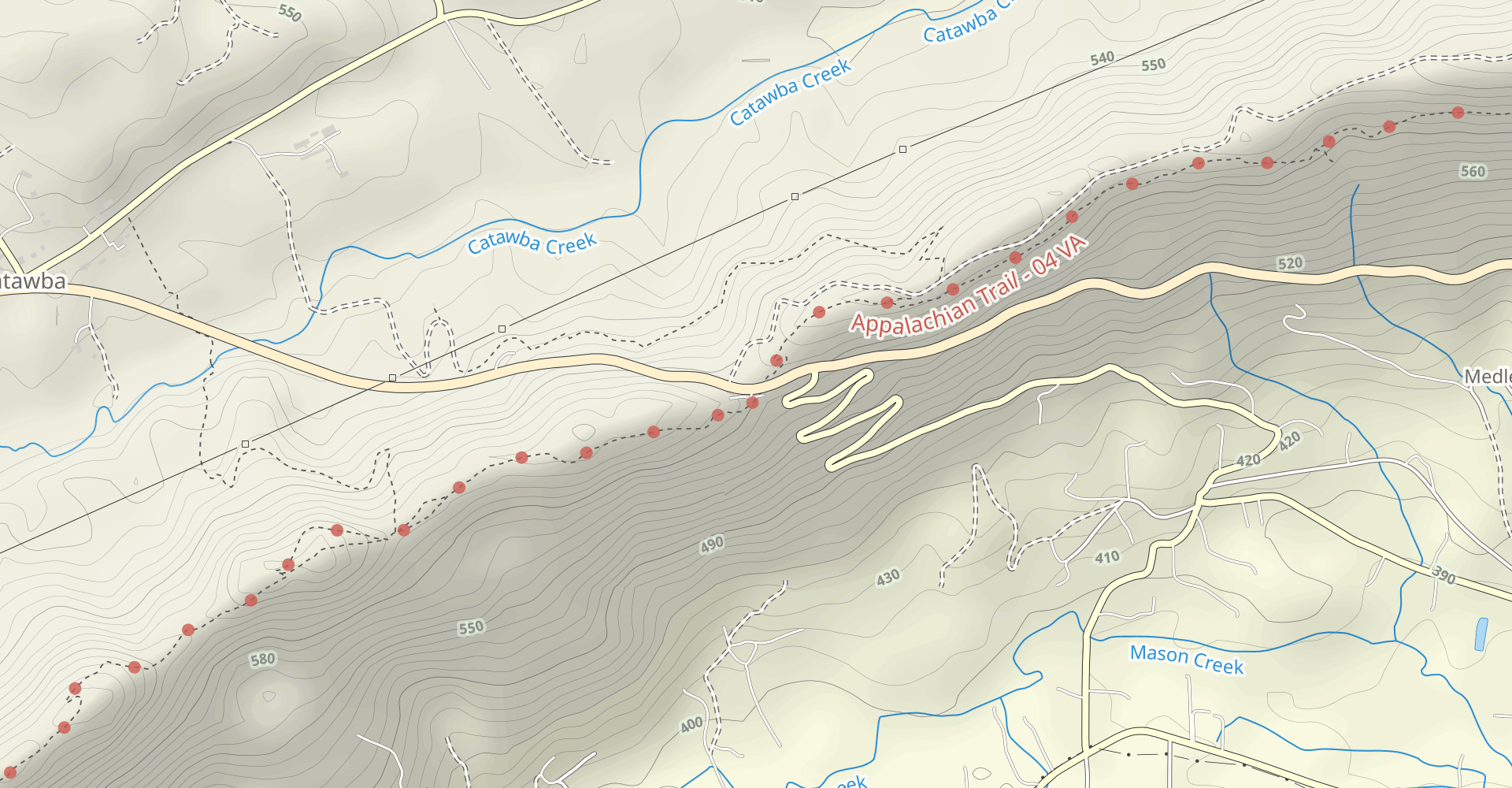 Sawtooth Ridge via Appalachian Trail