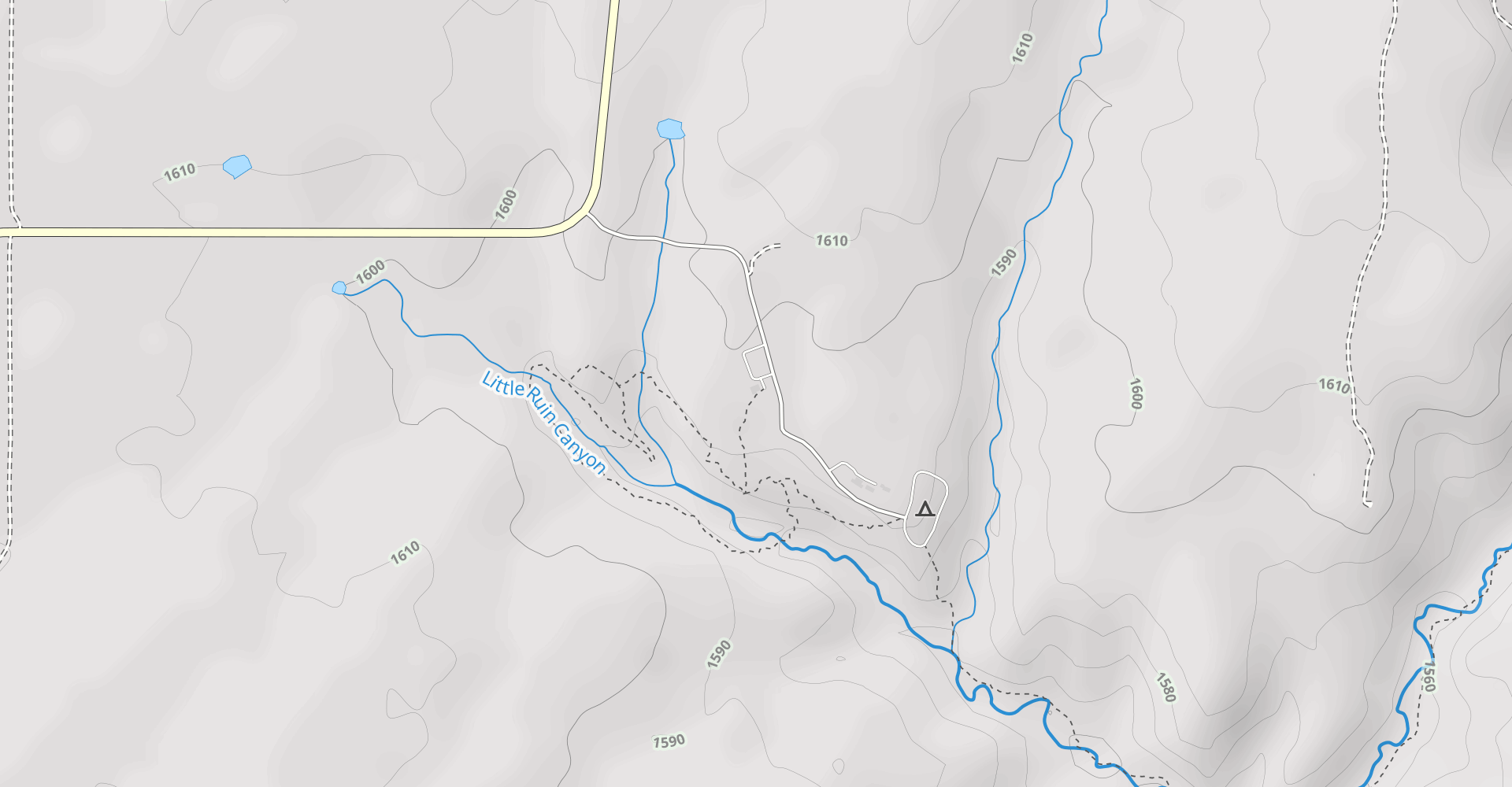 Ruins Trail to Holly Pueblo, Horseshoe Pueblo, and Hackberry Pueblo Trail