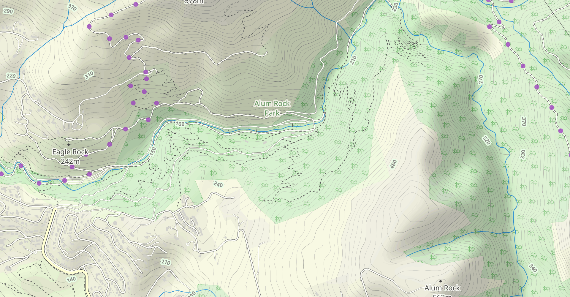 Explore the Alum Rock South Rim Trail