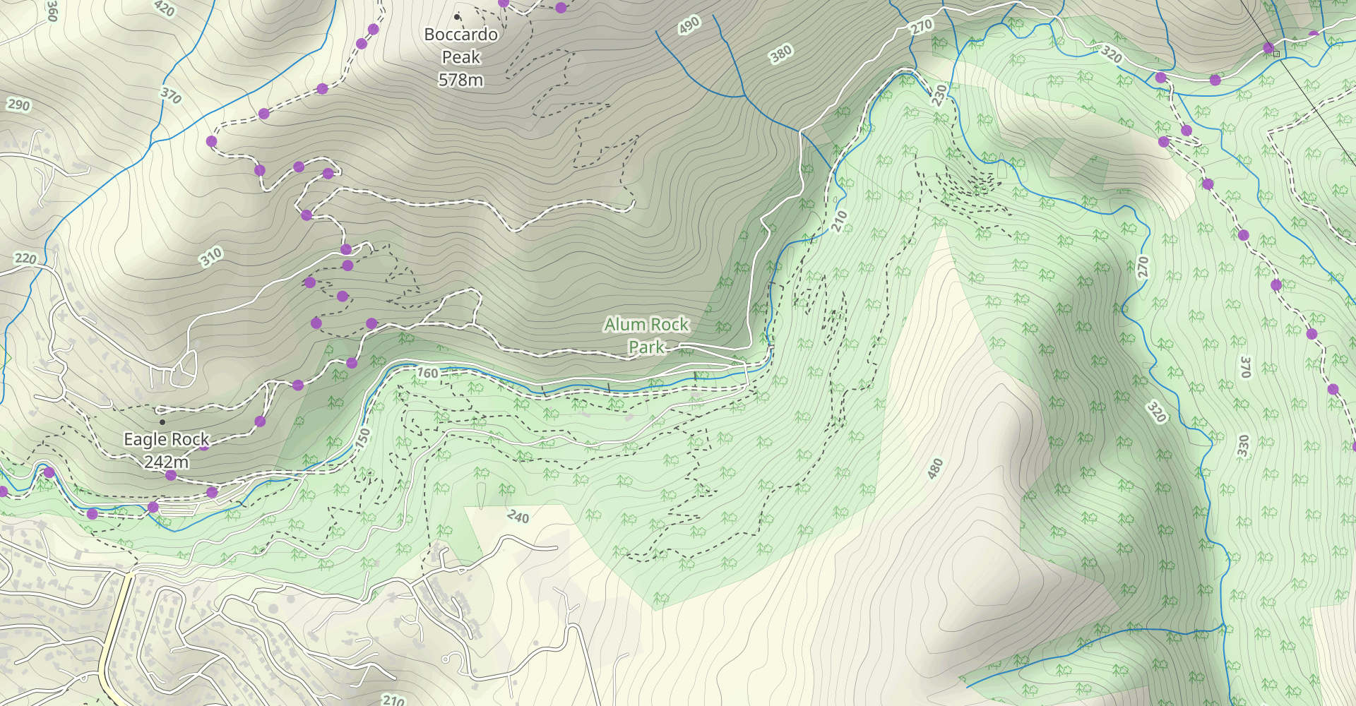 North Rim Trail To Sierra Vista Point Loop