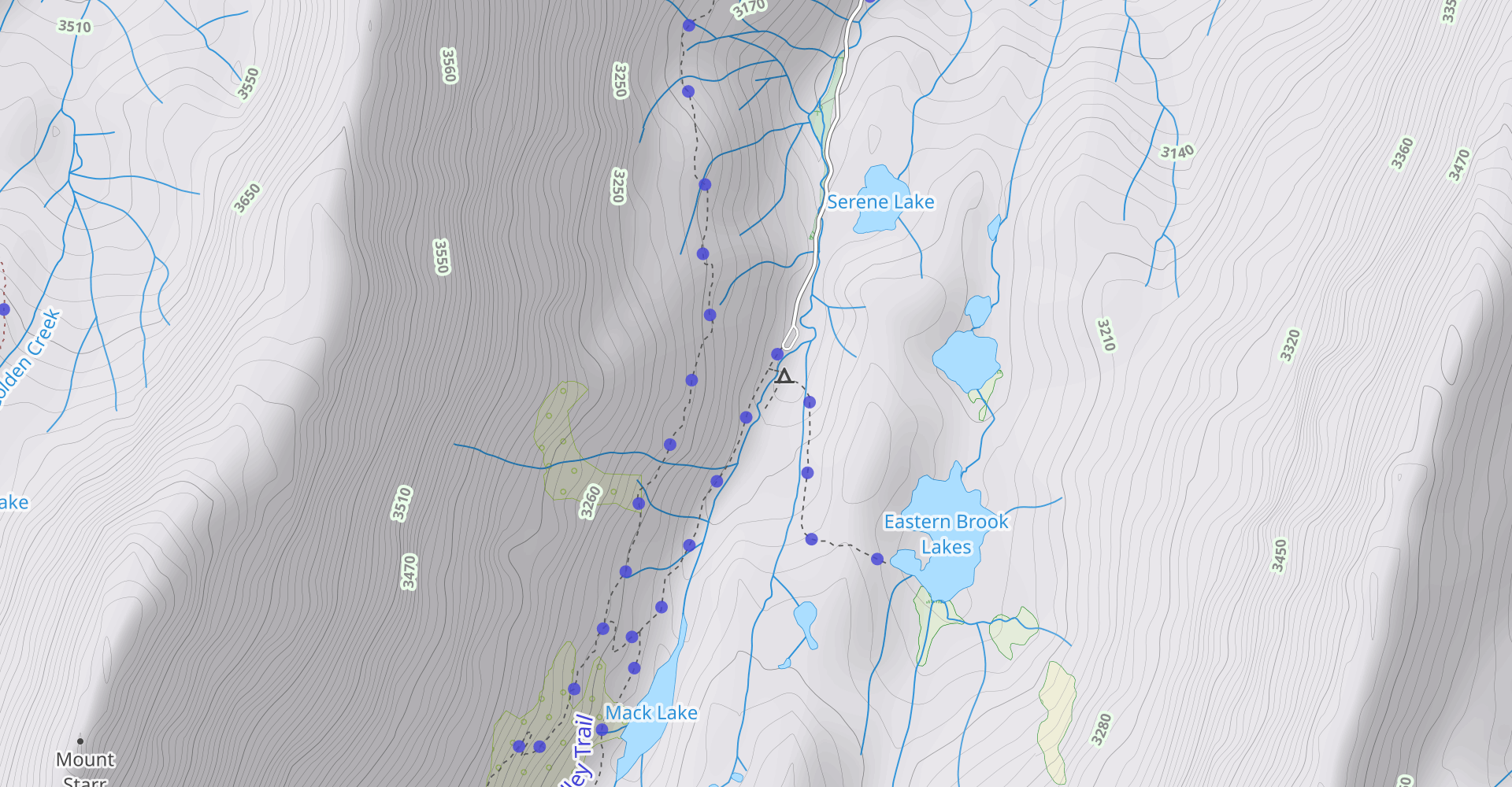 Mosquito Flat to Morgan Lakes