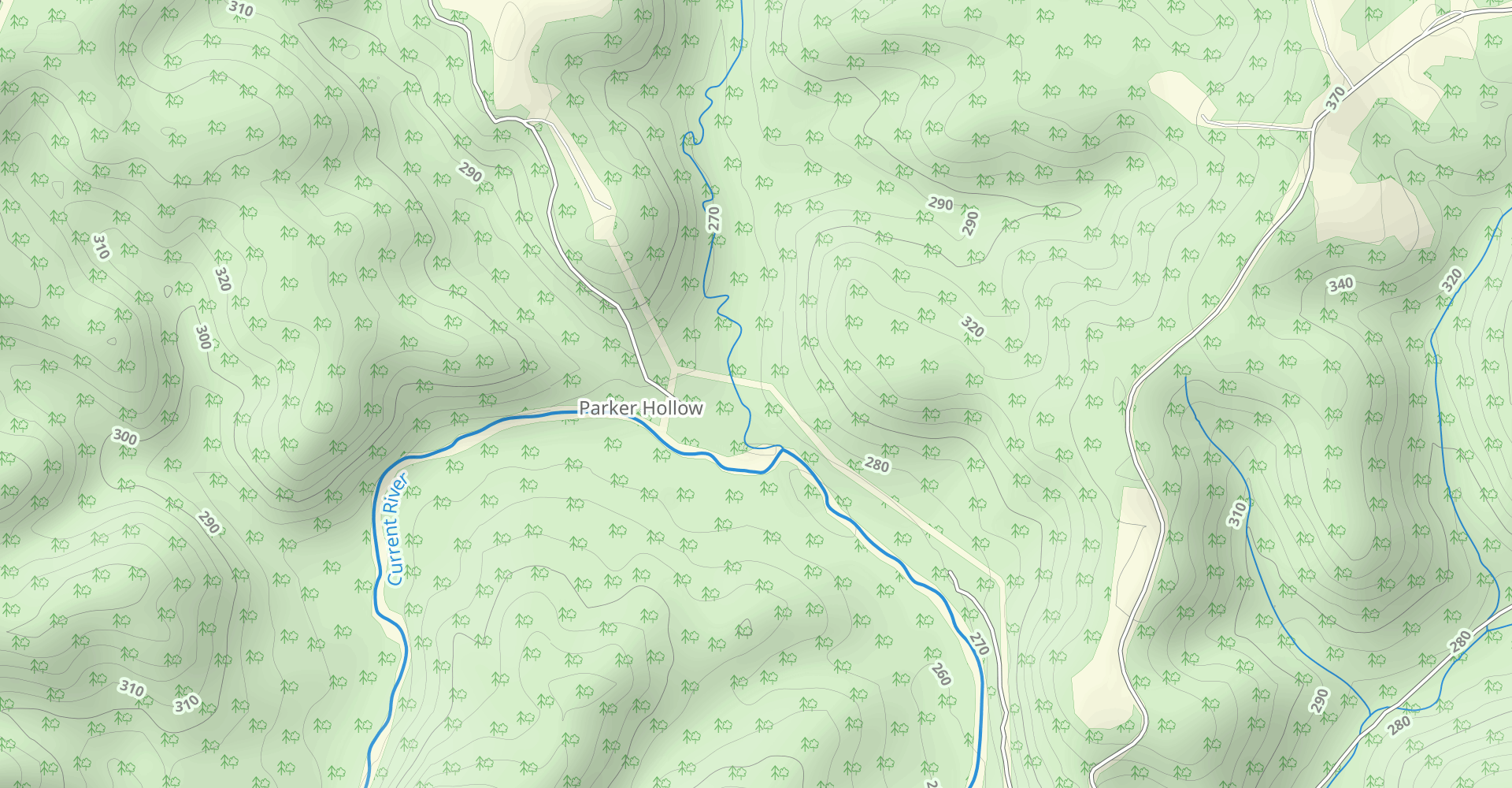 Parker Hollow access to Nichols Farm