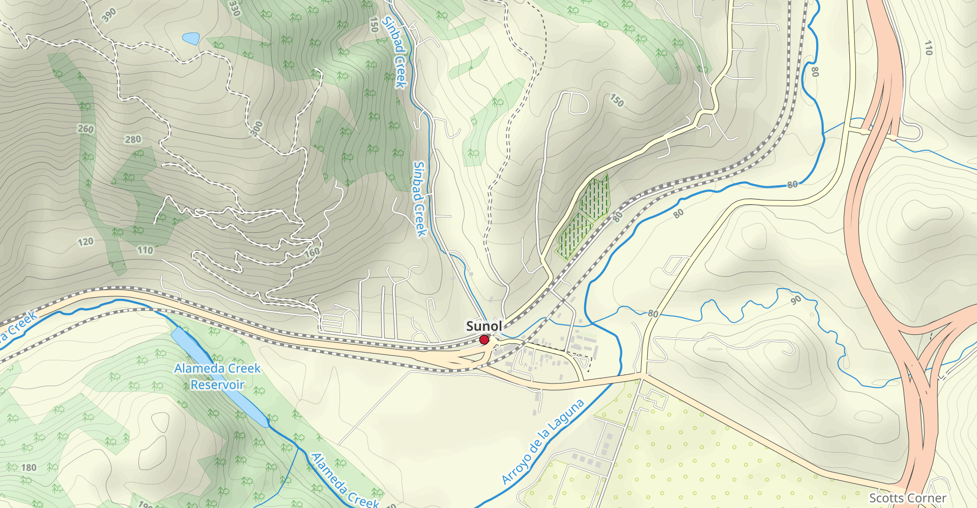 Pleasanton Ridgeline to Sinbad Creek Trail Loop