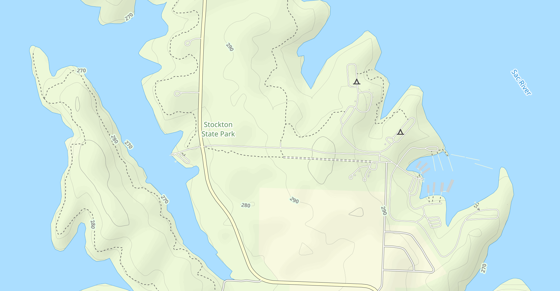 Umber Ridge and Stockton Lake Lakeview Trail