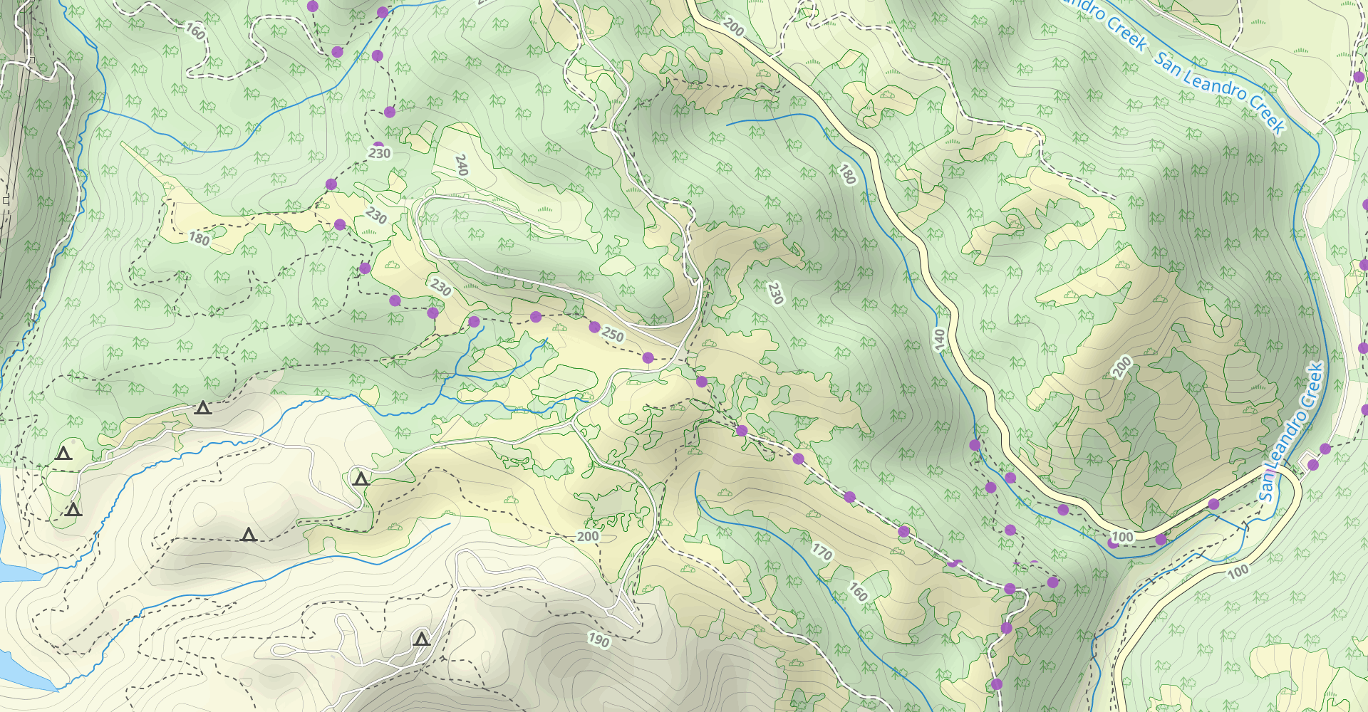 Live Oak, Honker Bay, Columbine and Brandon Trail