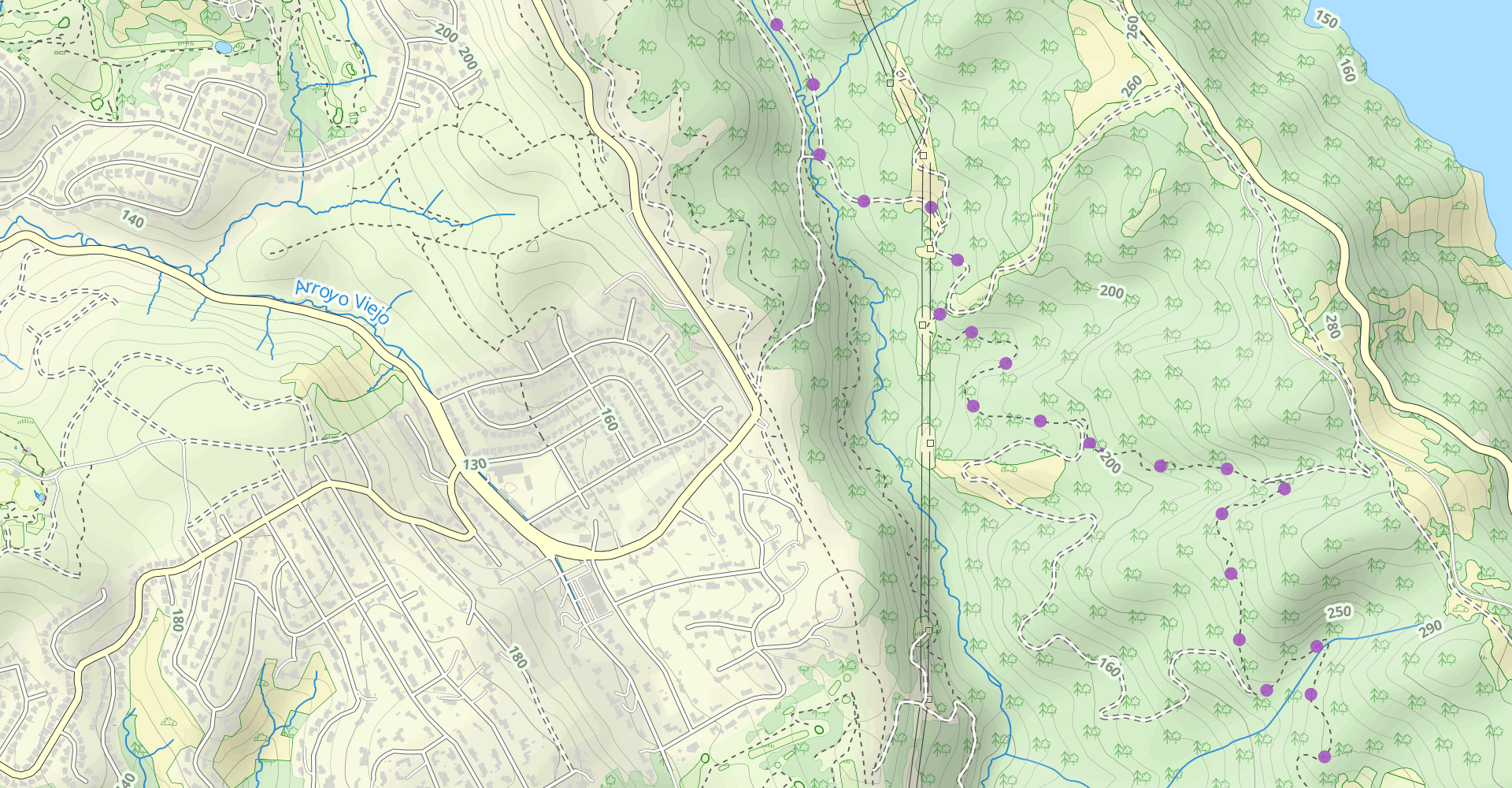 Skyline, Cascade, Two Rocks, Brandon, Redtail, Grass Valley Loop
