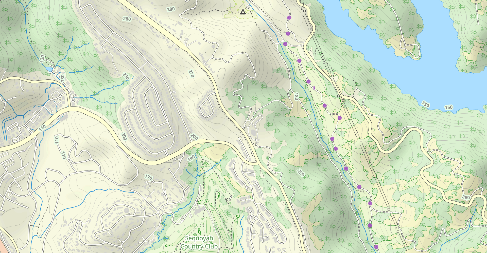 Brandon Trail to Cottontail Trail and Redtail Trail Loop