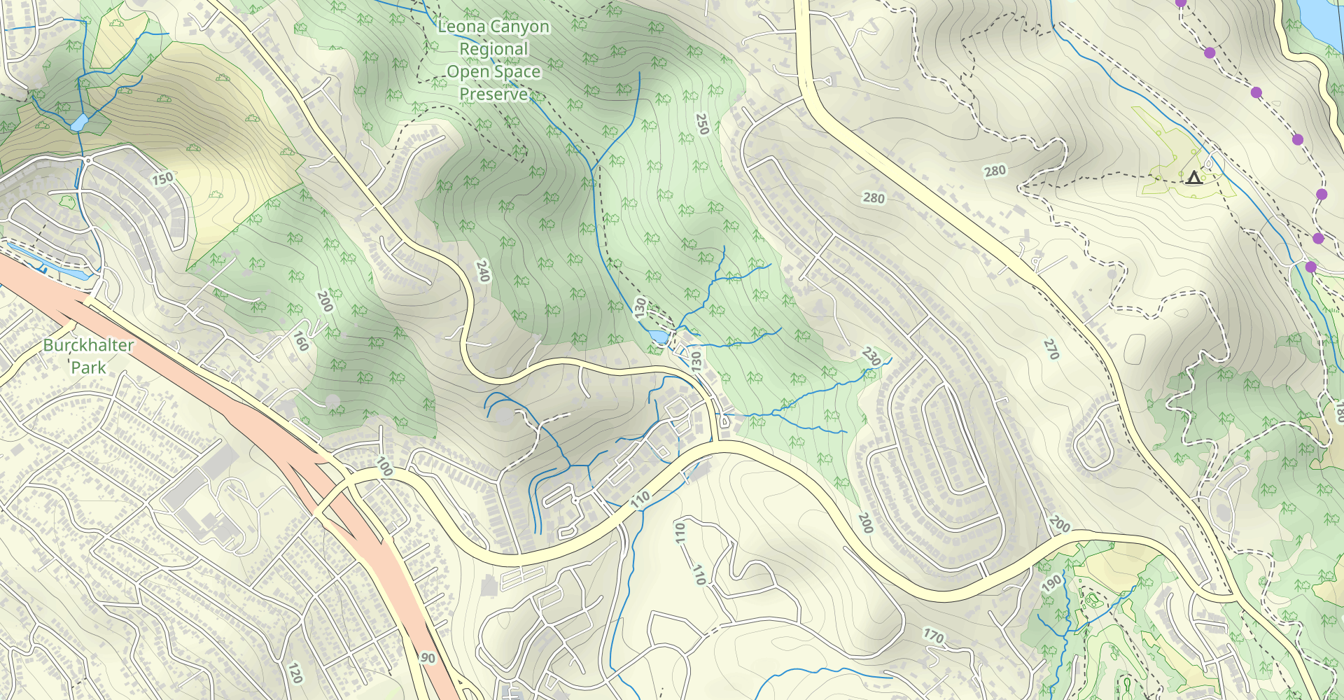 Leona Canyon Trail