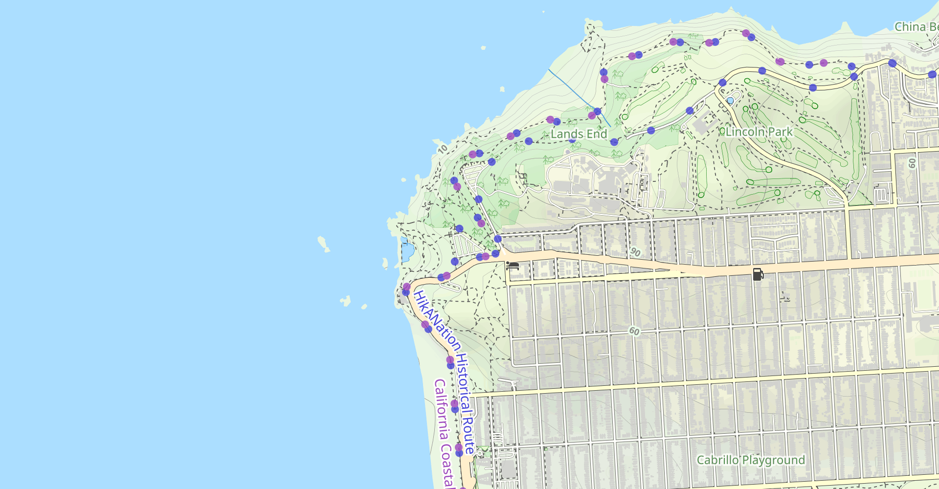 Sutro Heights Loop Trail