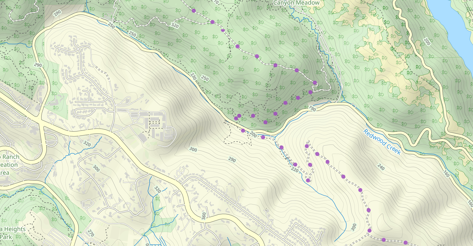 Golden Spike, Tate, Orchard, and Bridle Loop