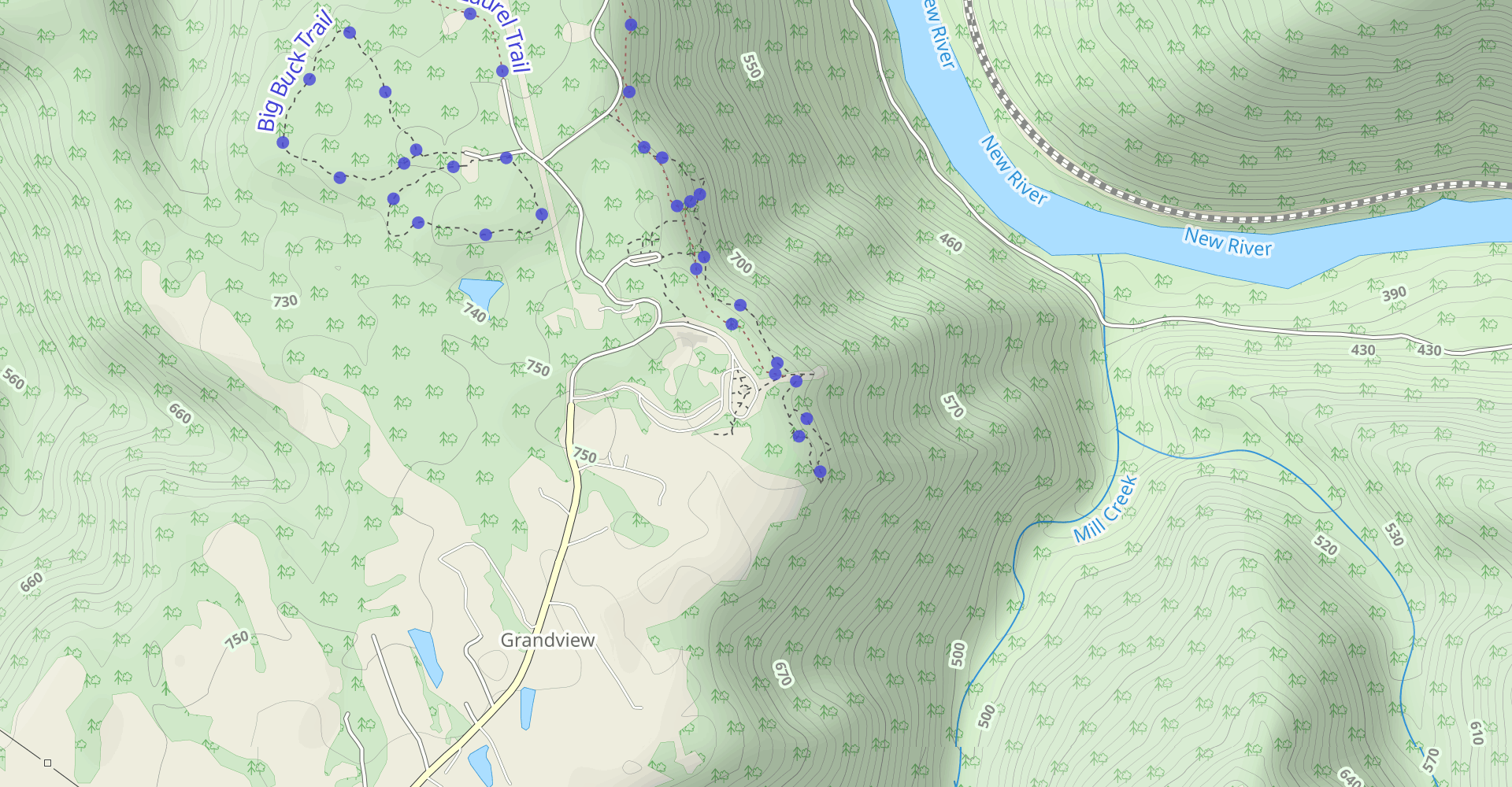 Grandview Rim Trail to Turkey Spur Rock