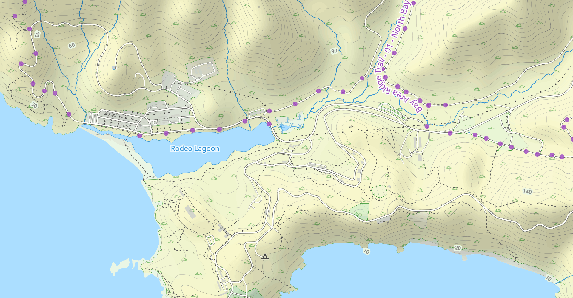 Coastal Trail, Miwok Trail, and Bonita Lighthouse Loop