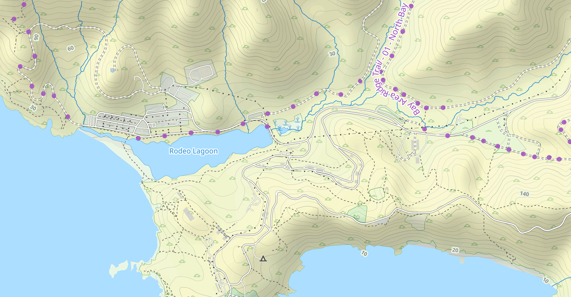 Marin Headlands Rodeo Lagoon Trail