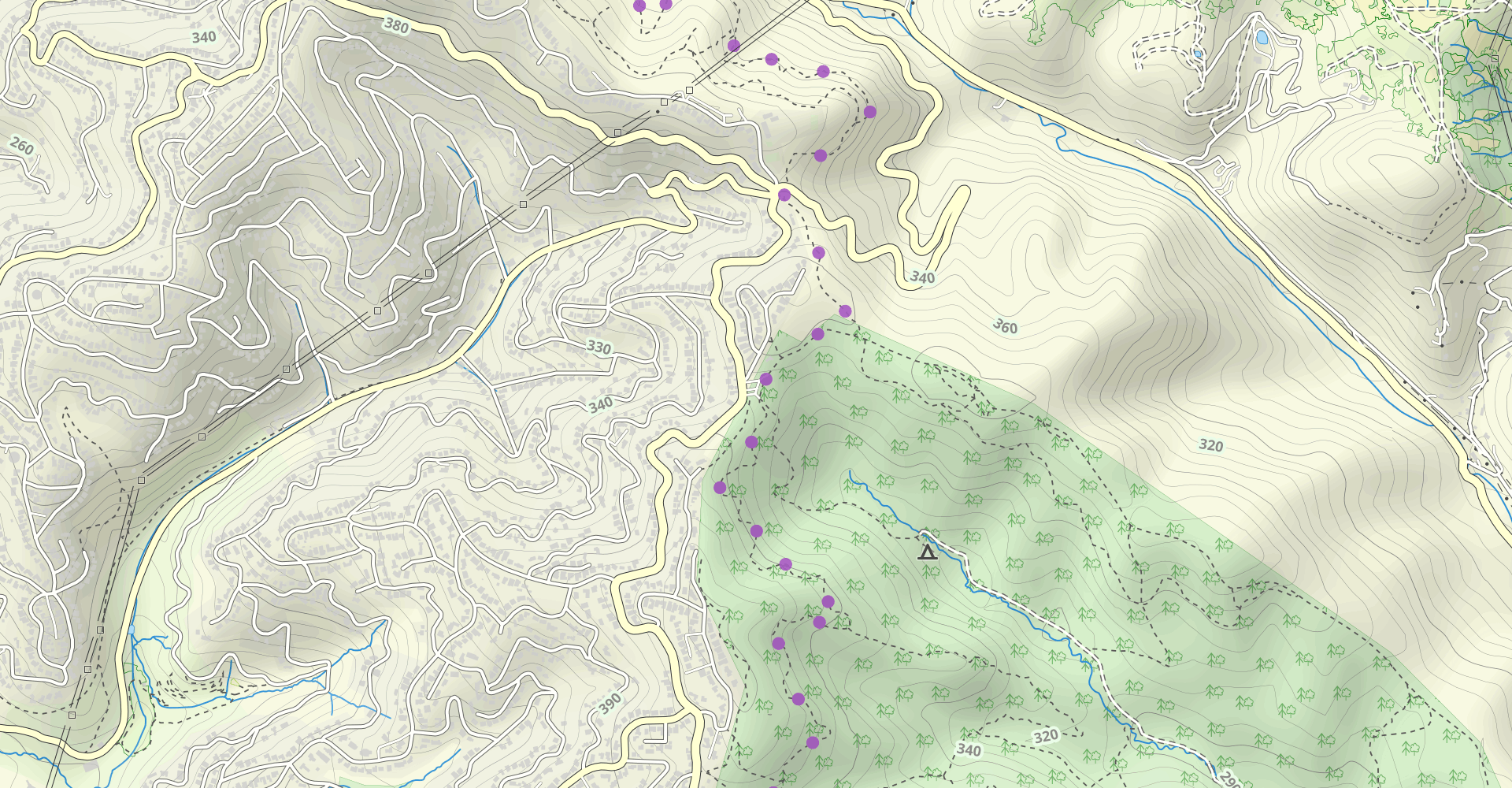 Stream Trail and West Ridge Trail Loop