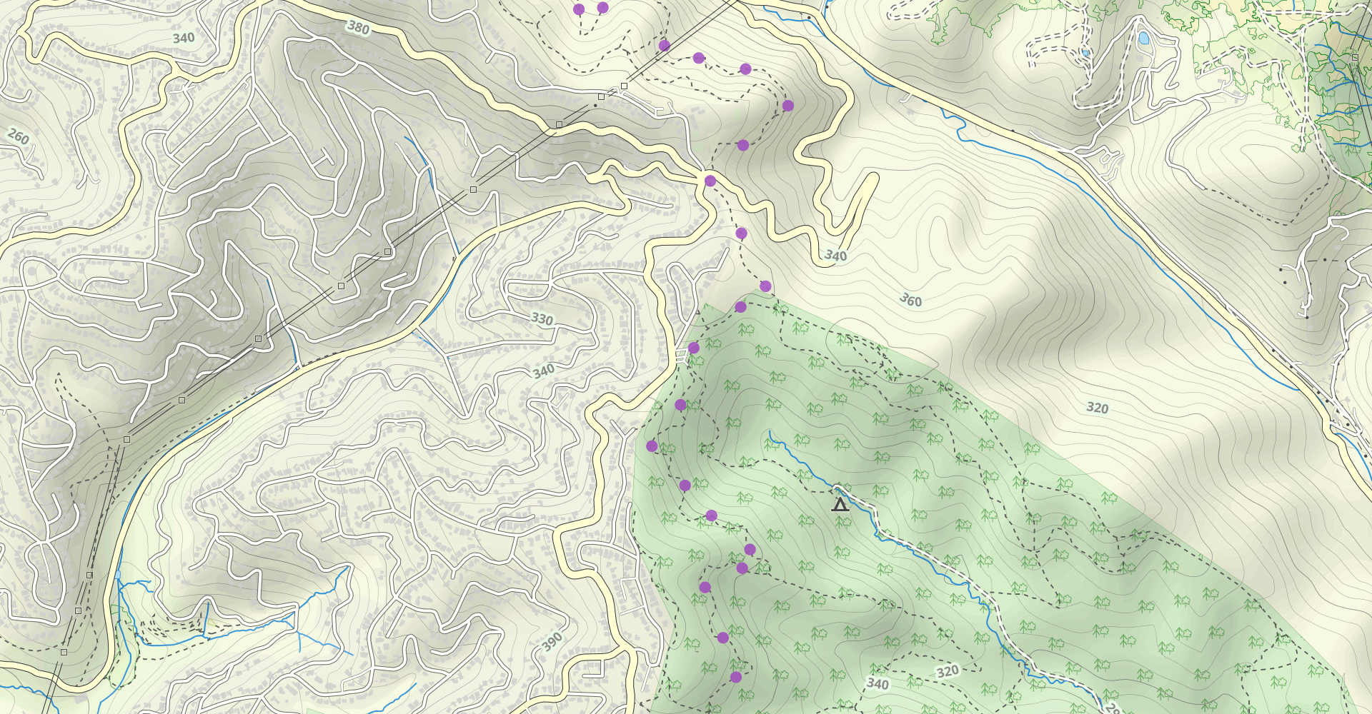 Stream, Mist and French Trail Loop