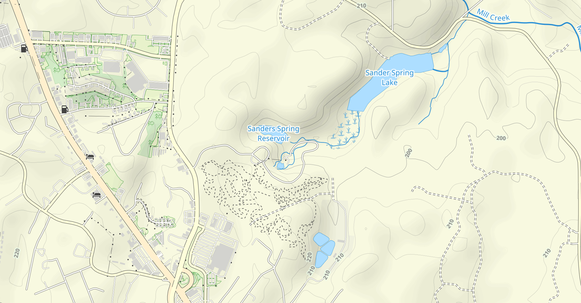Saunders Springs Reservoir Loop