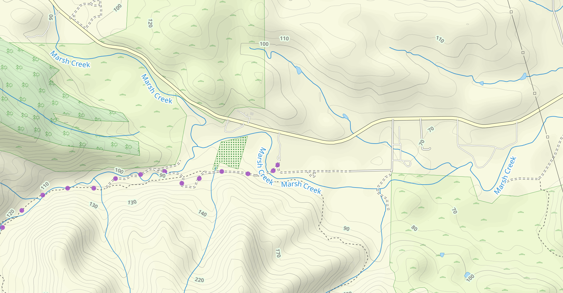 Miwok Trail and Murphy Meadow Trail